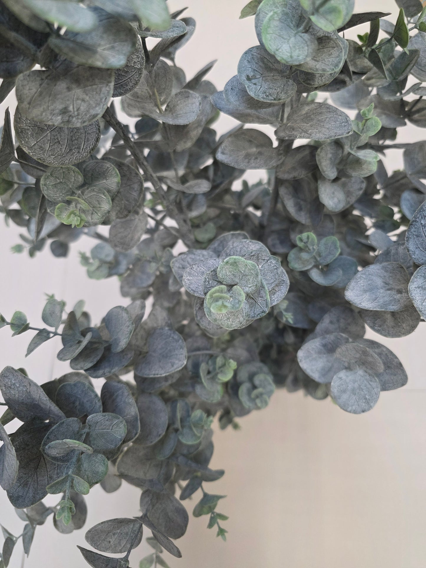 Artificial Eucalyptus In Pot Green