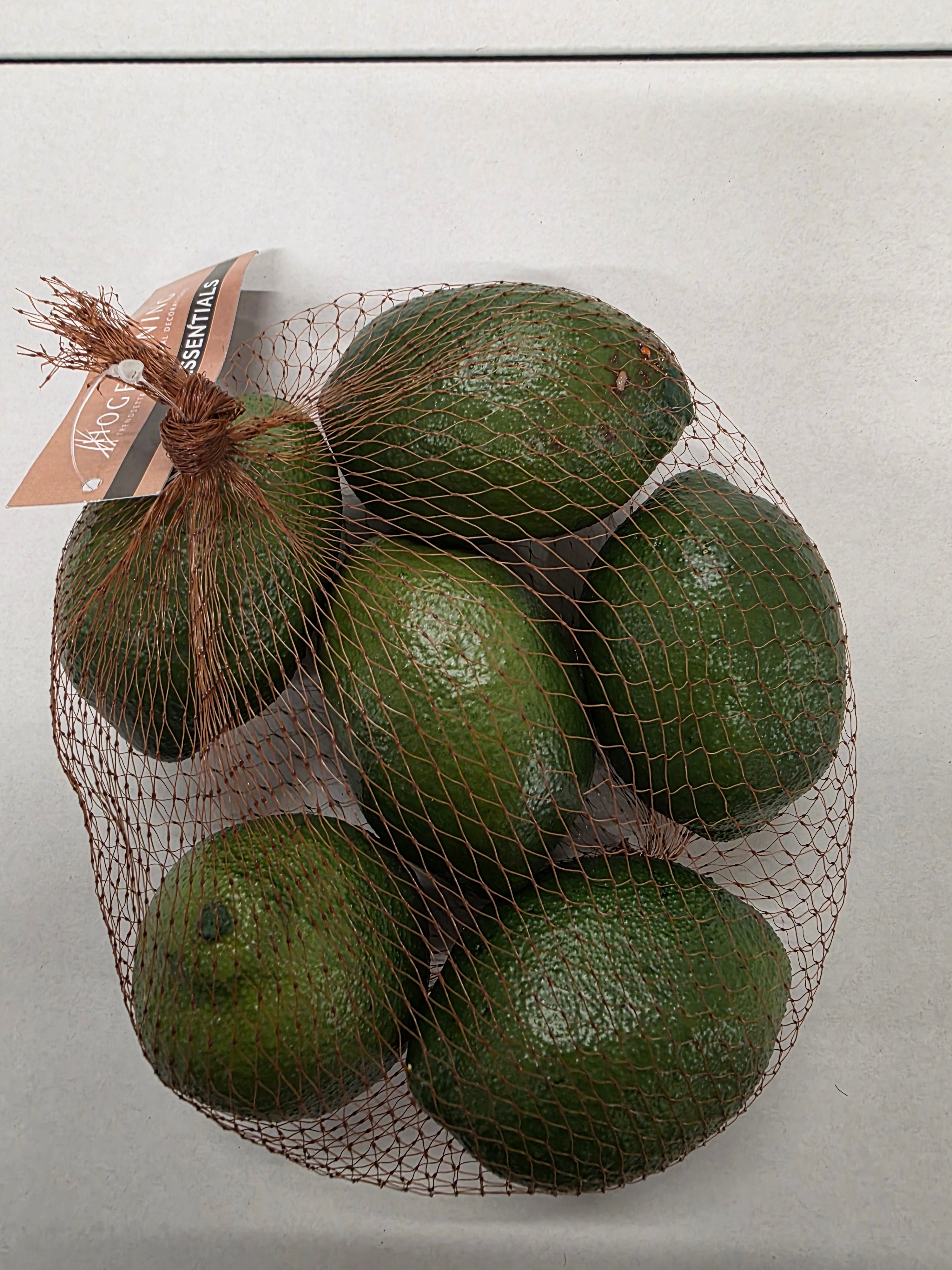 Artificial Fruit In Bag Green Lemon 15cm (PACK OF 2)