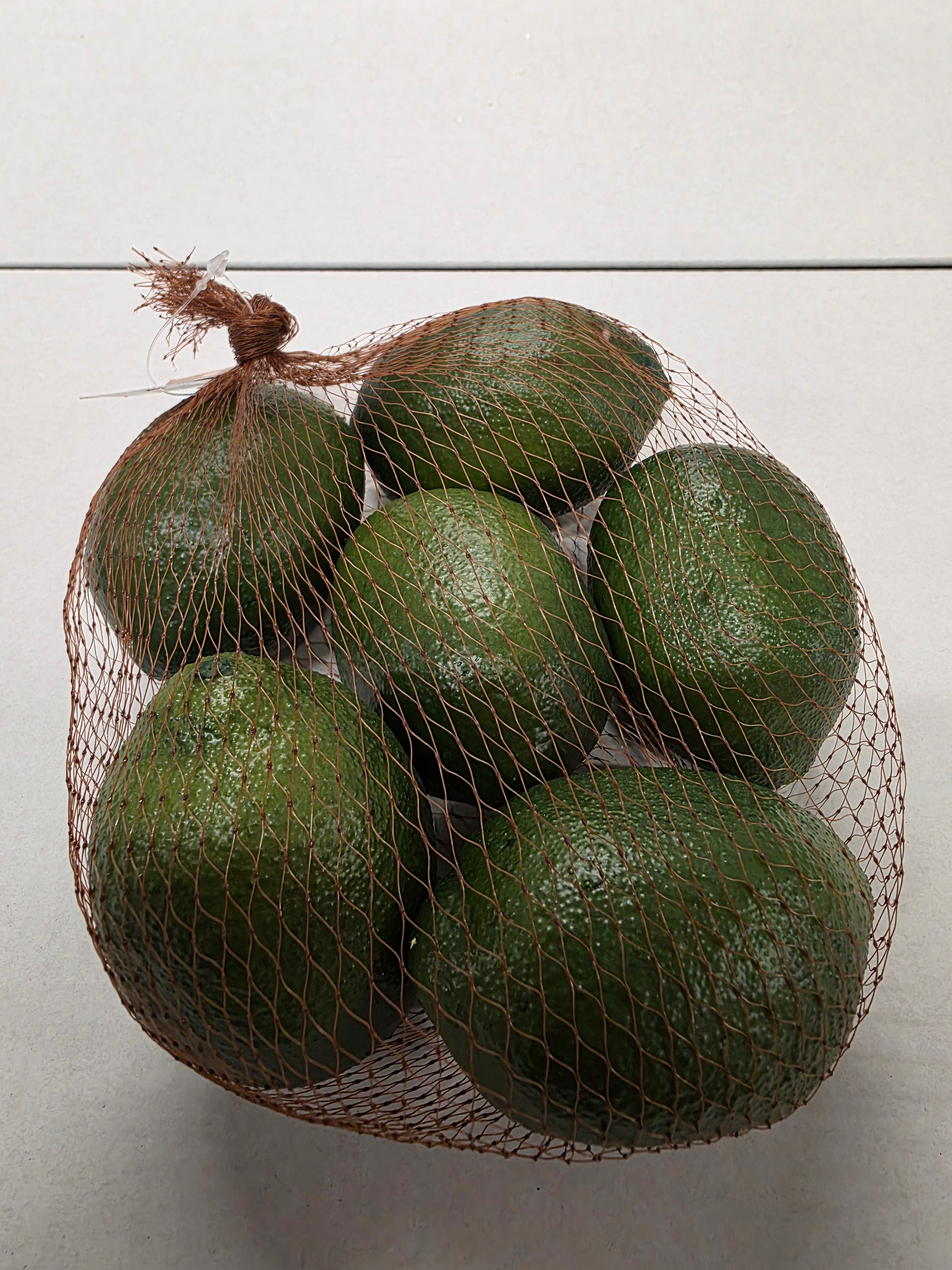 Artificial Fruit In Bag Green Lemon 15cm (PACK OF 2)