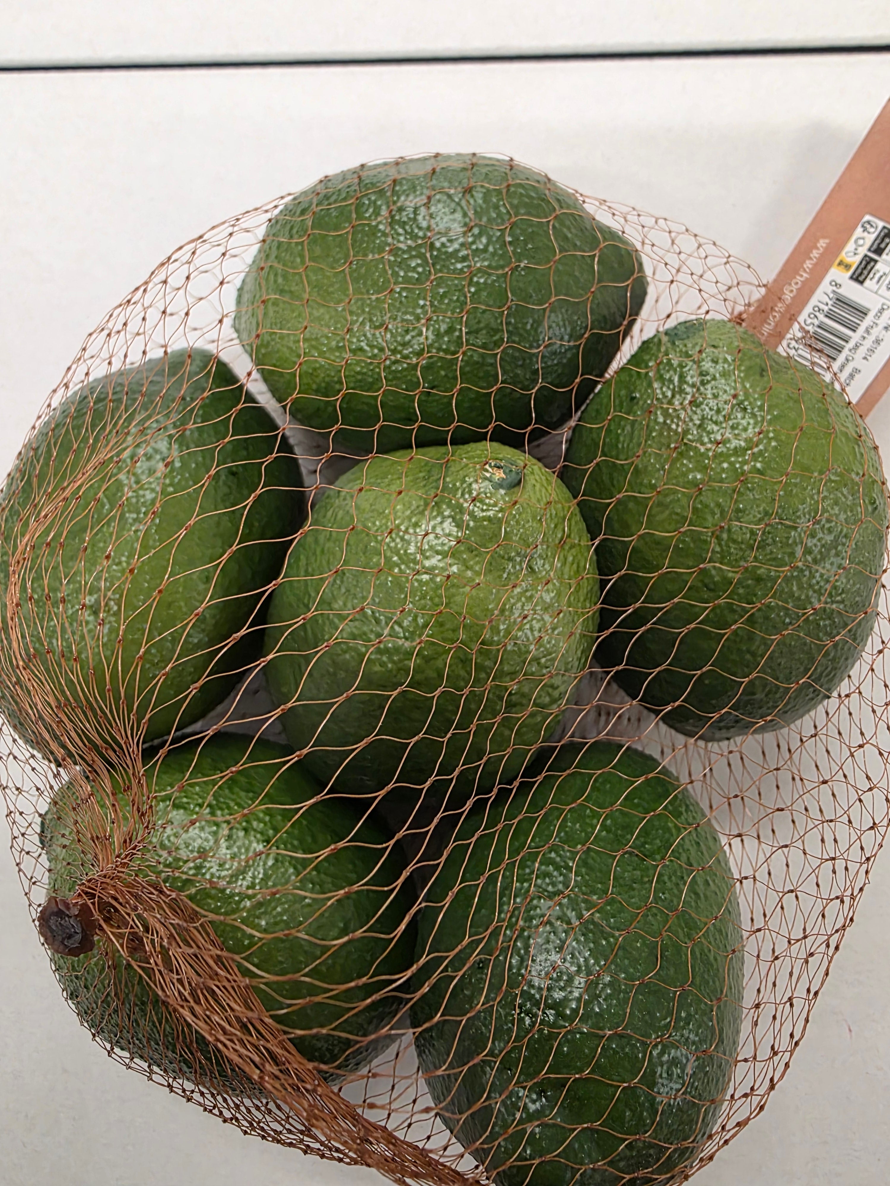 Artificial Fruit In Bag Green Lemon 15cm (PACK OF 2)