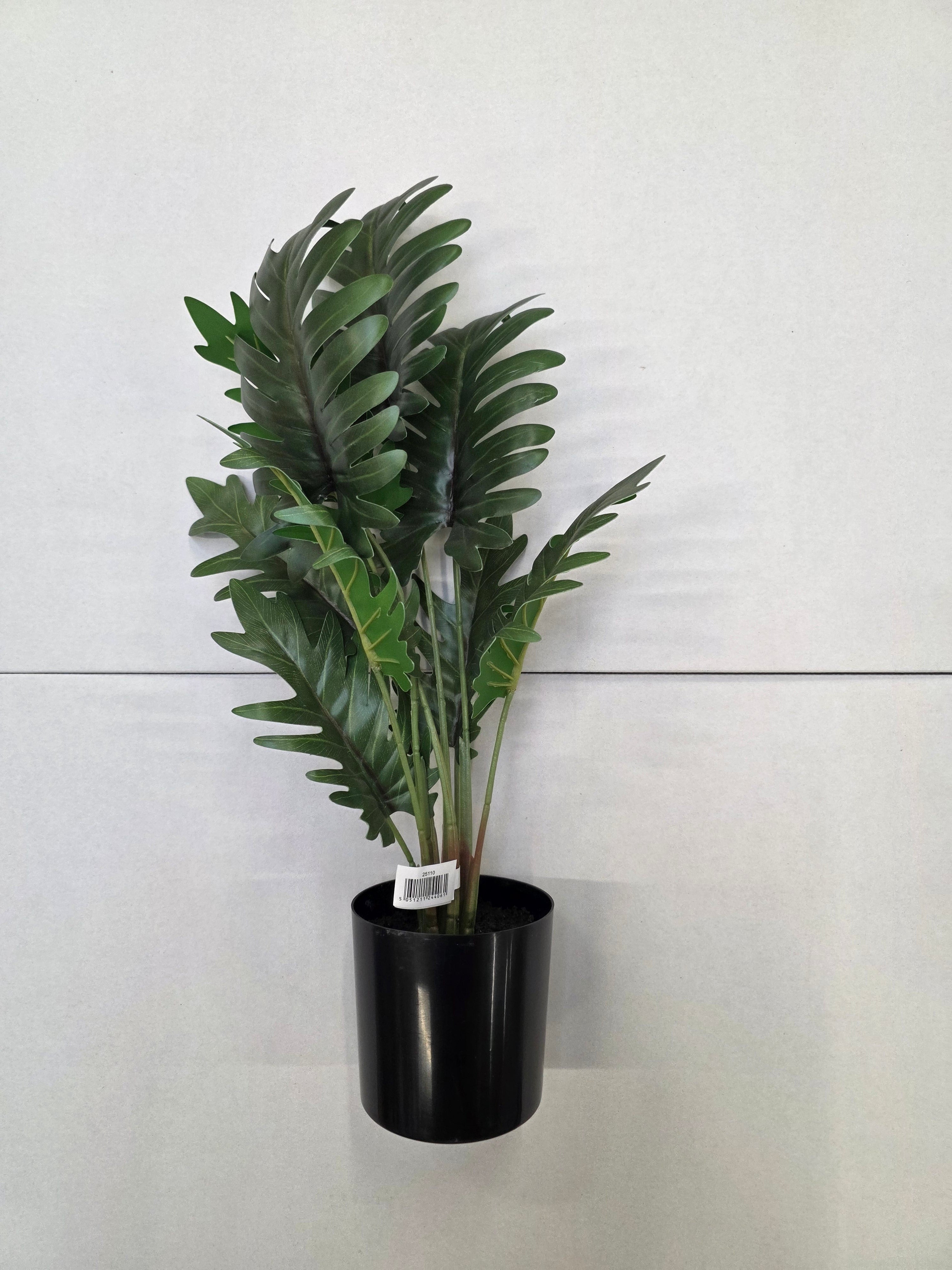 Artificial Palm Leaves In Pot 43cm