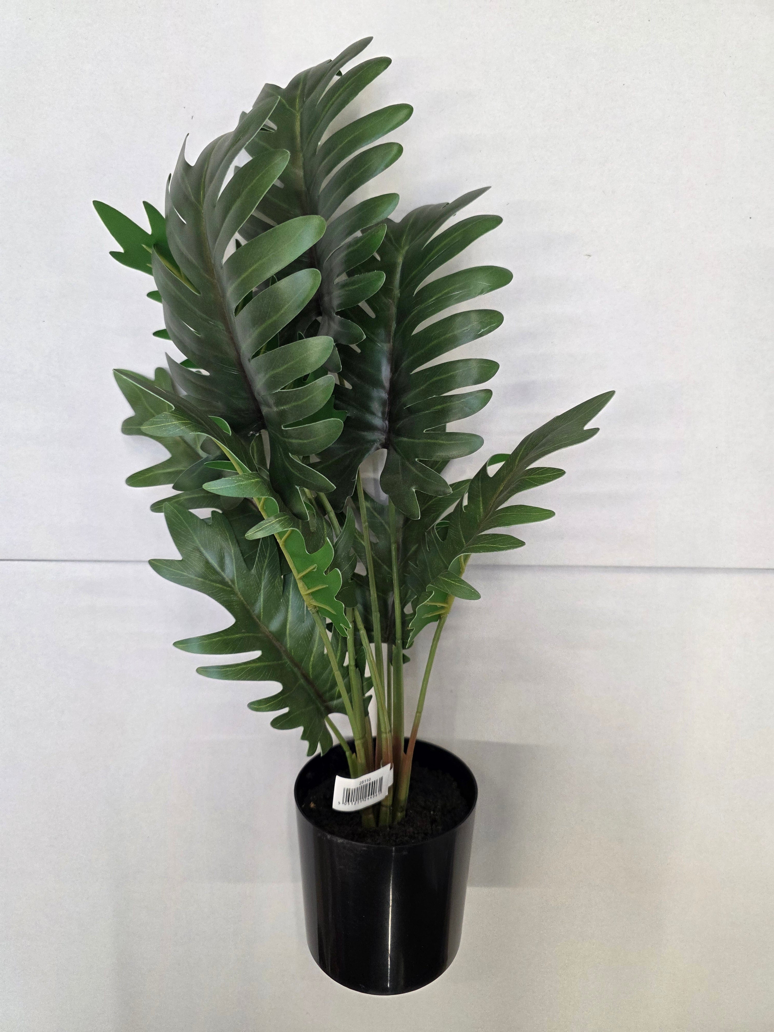 Artificial Palm Leaves In Pot 43cm