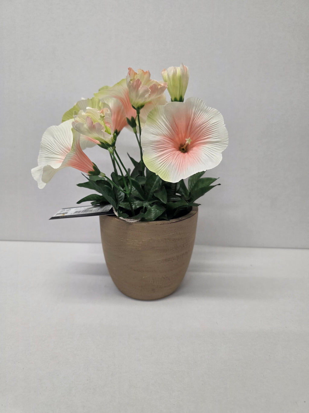 Artificial Petunia In Pot 28cm Blush (PACK OF 2)