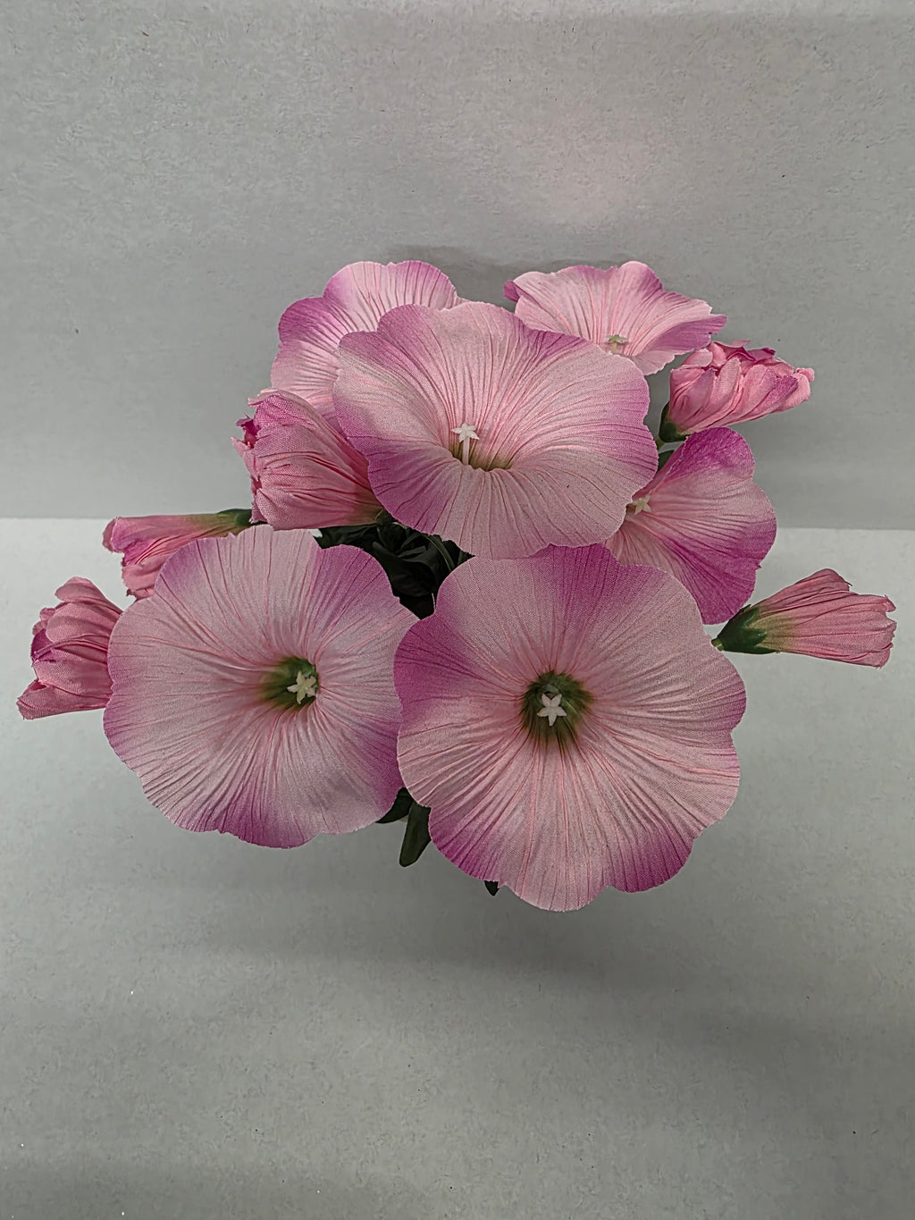 Artificial Petunia In Pot 28cm Pink