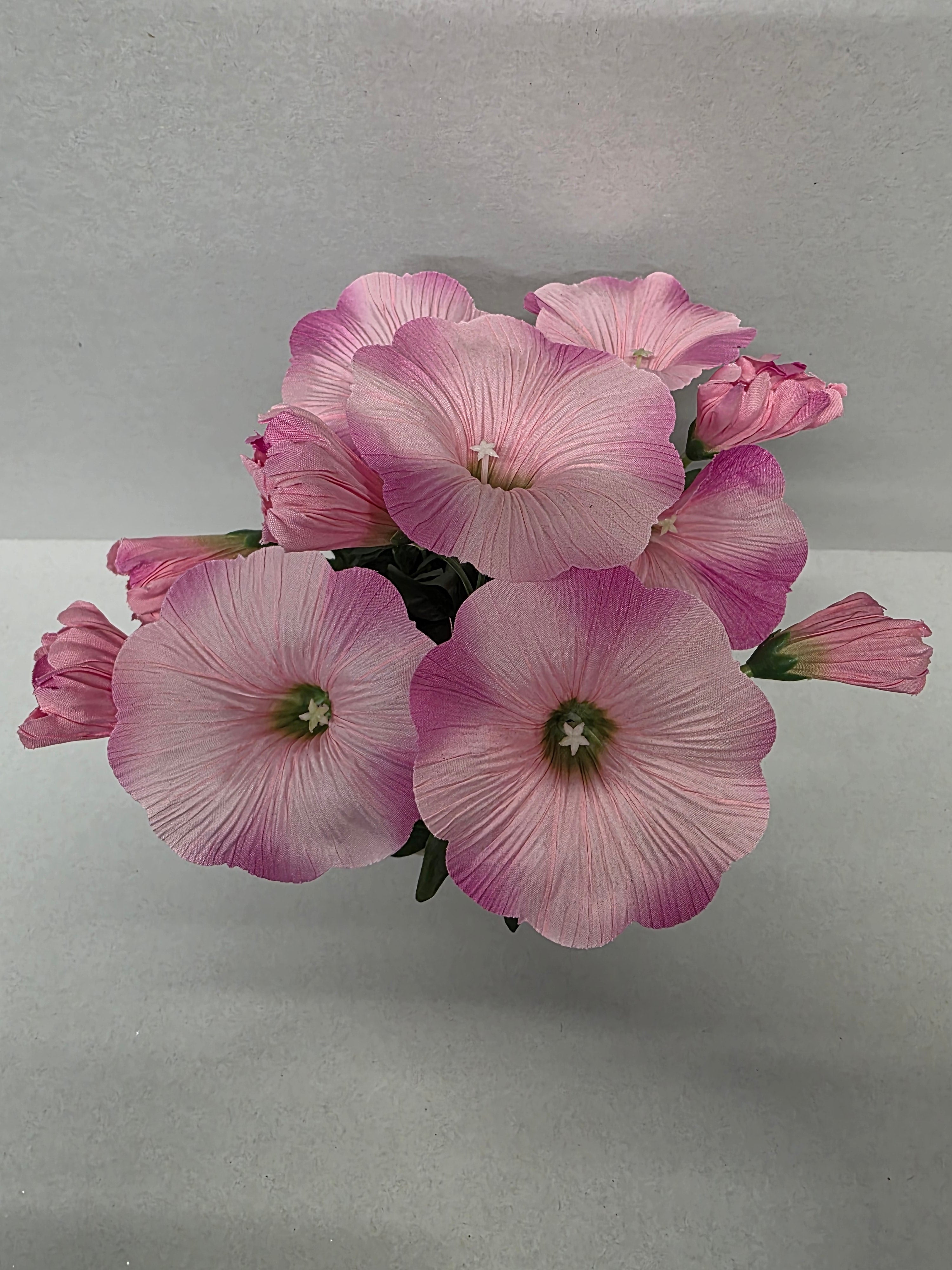 Artificial Petunia In Pot 28cm Pink