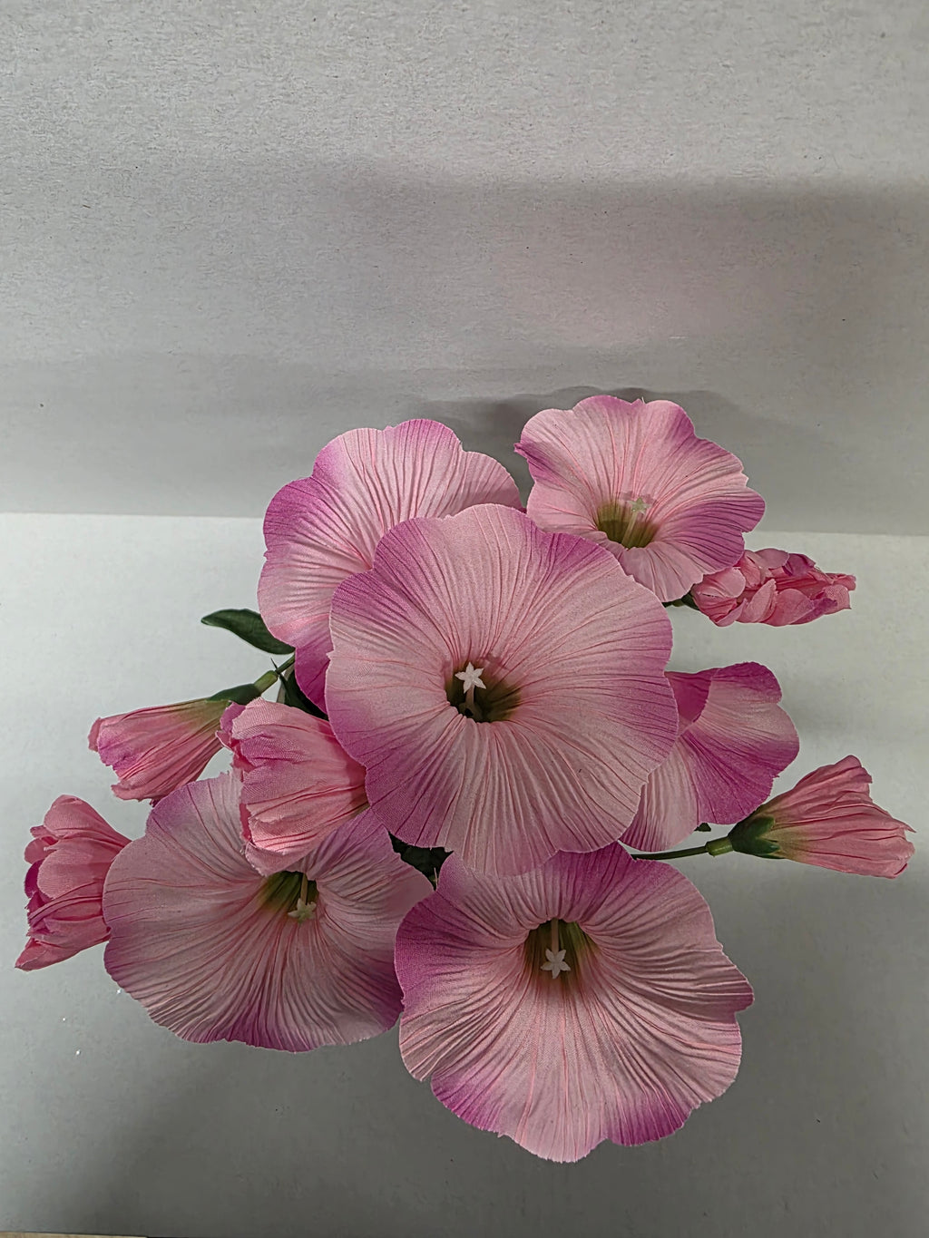 Artificial Petunia In Pot 28cm Pink