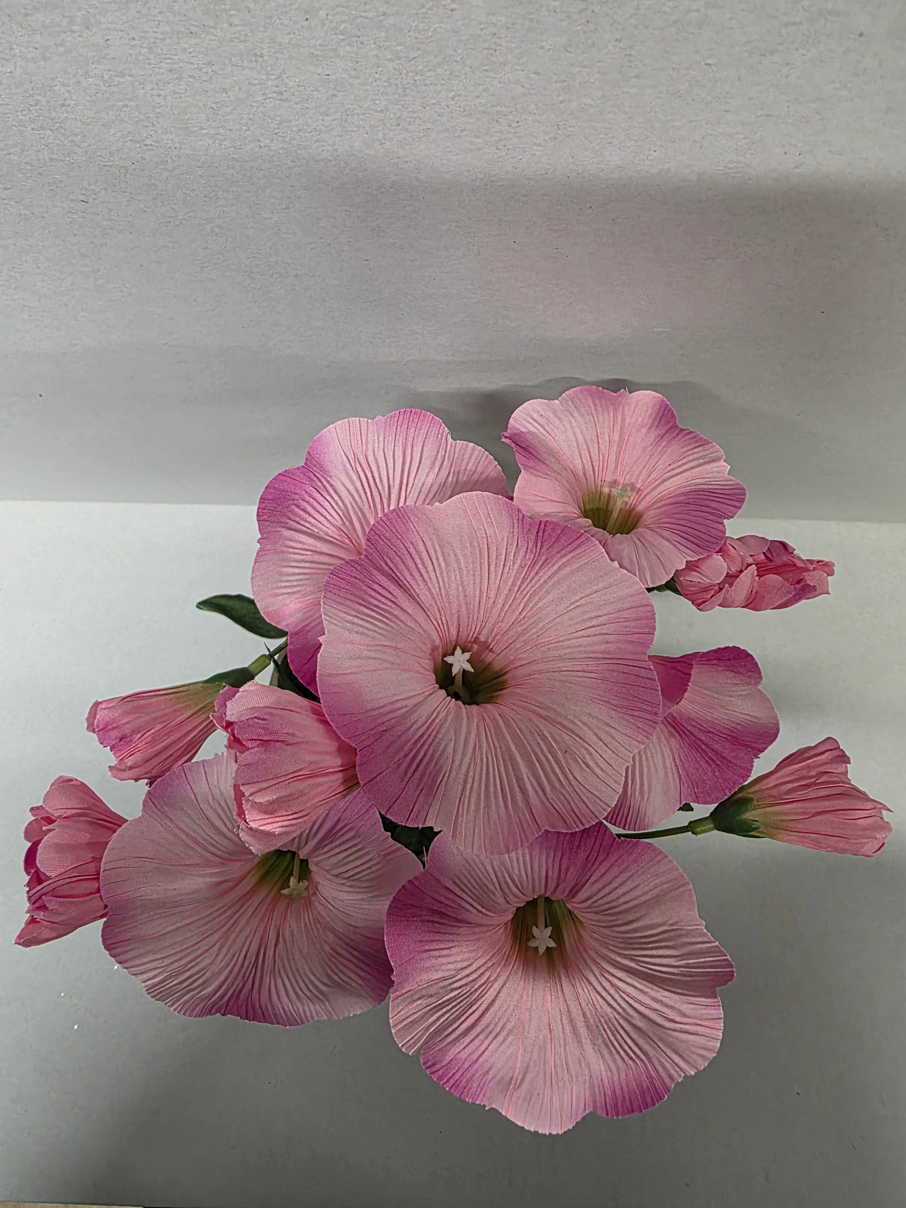 Artificial Petunia In Pot 28cm Pink