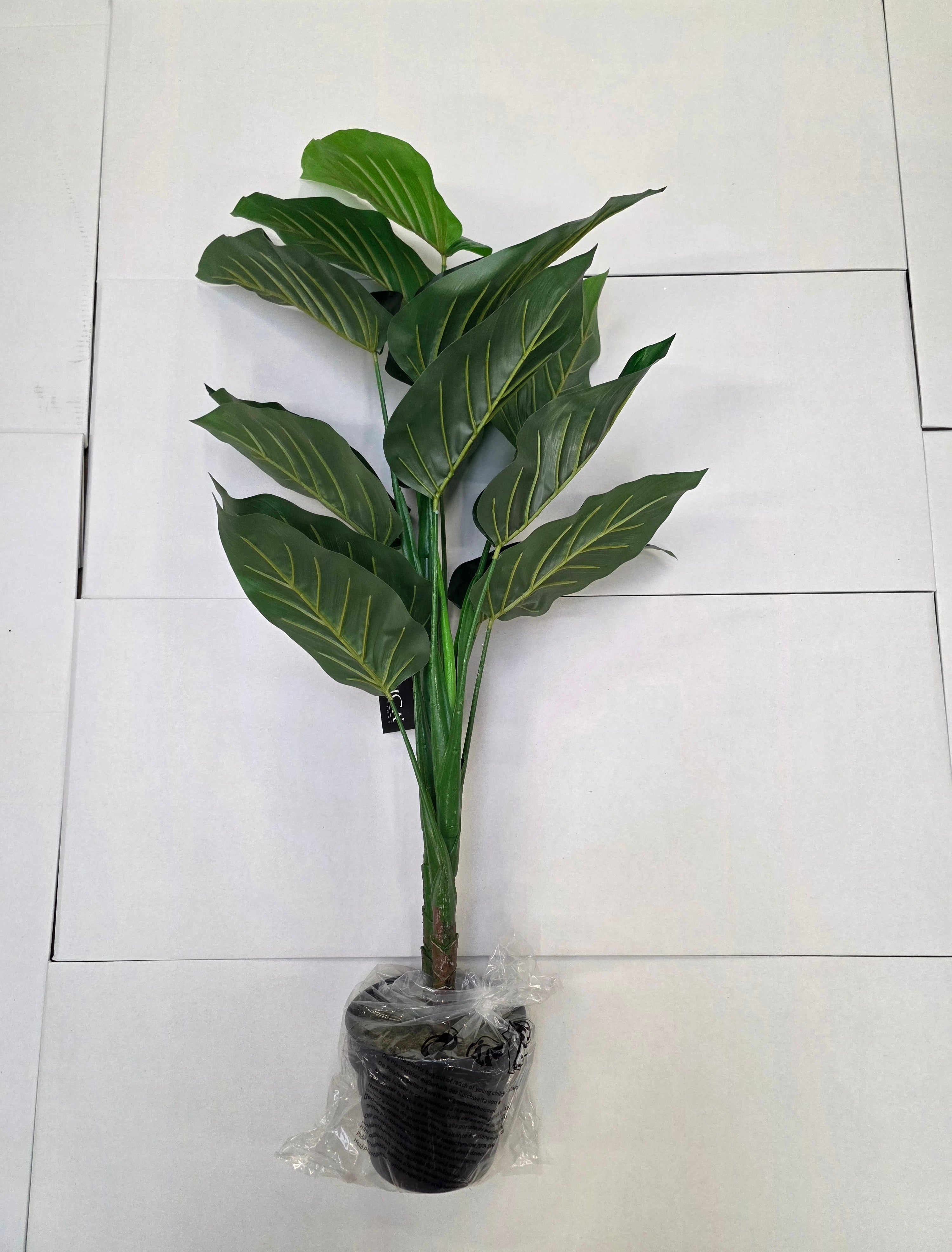 Artificial Philodendron In Pot Green 100x70cm
