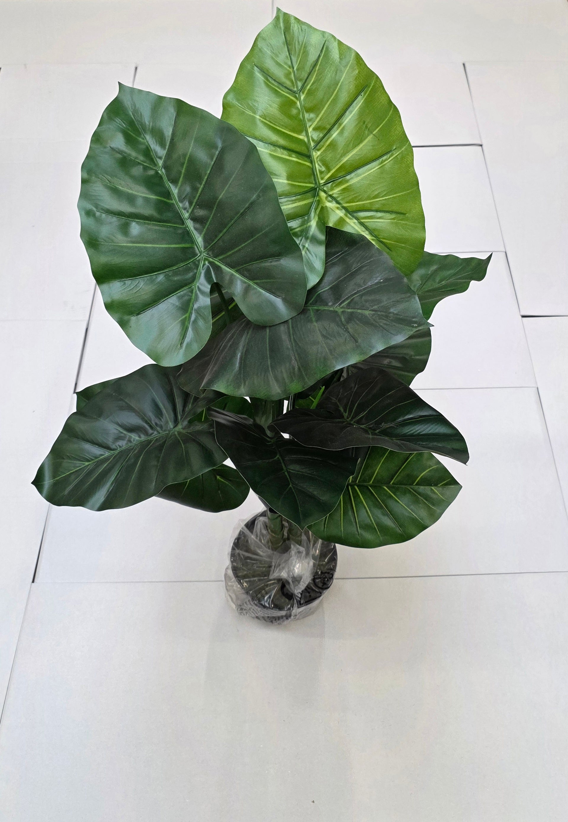 Artificial Taro In Pot Green 100x70cm
