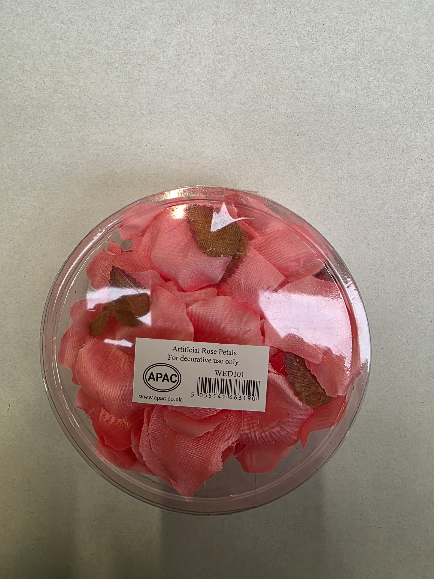 Artificial Rose Petals Baby Pink Box (PACK OF 2)