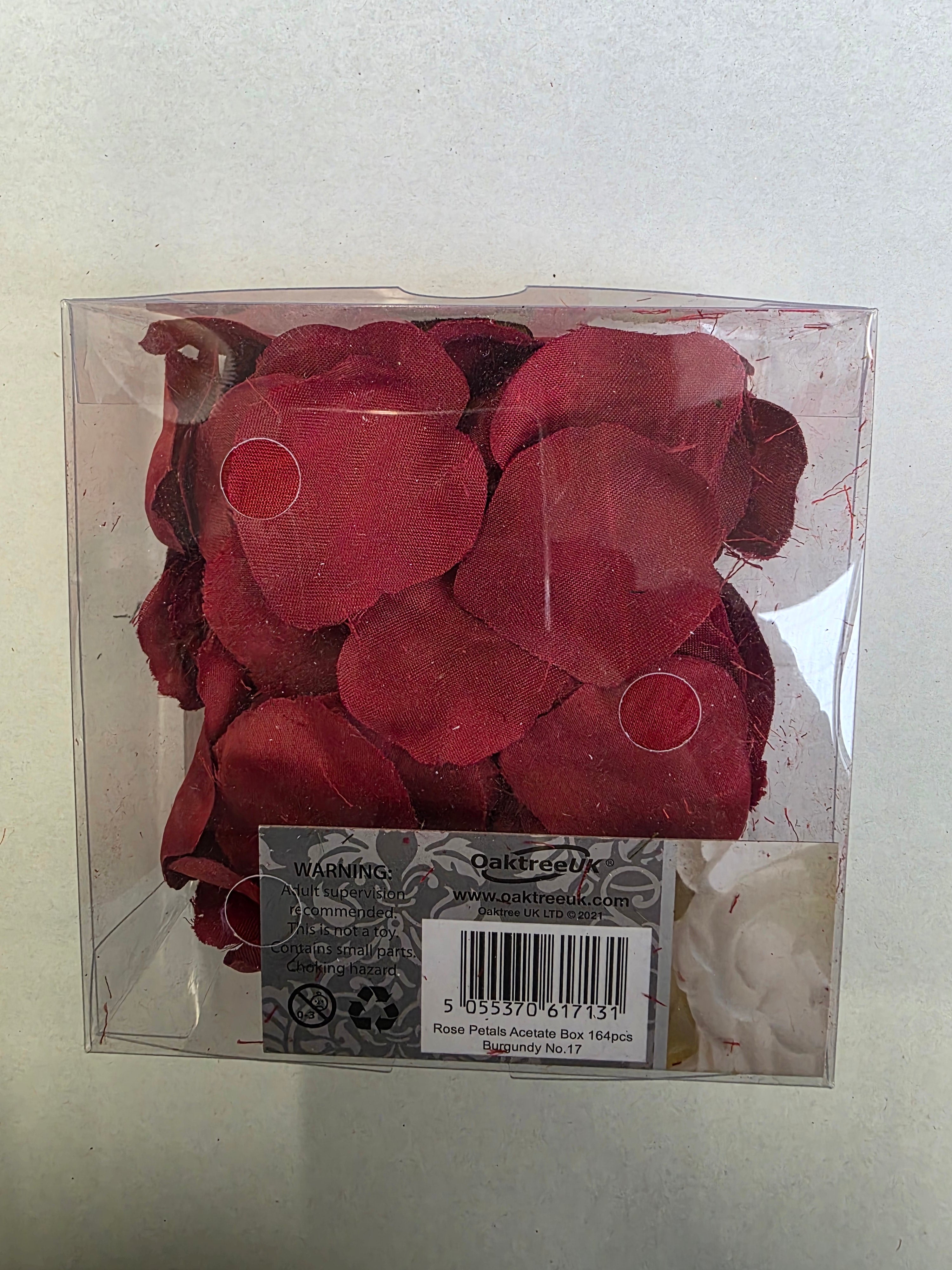 Artificial Rose Petals Burgundy (PACK OF 2)