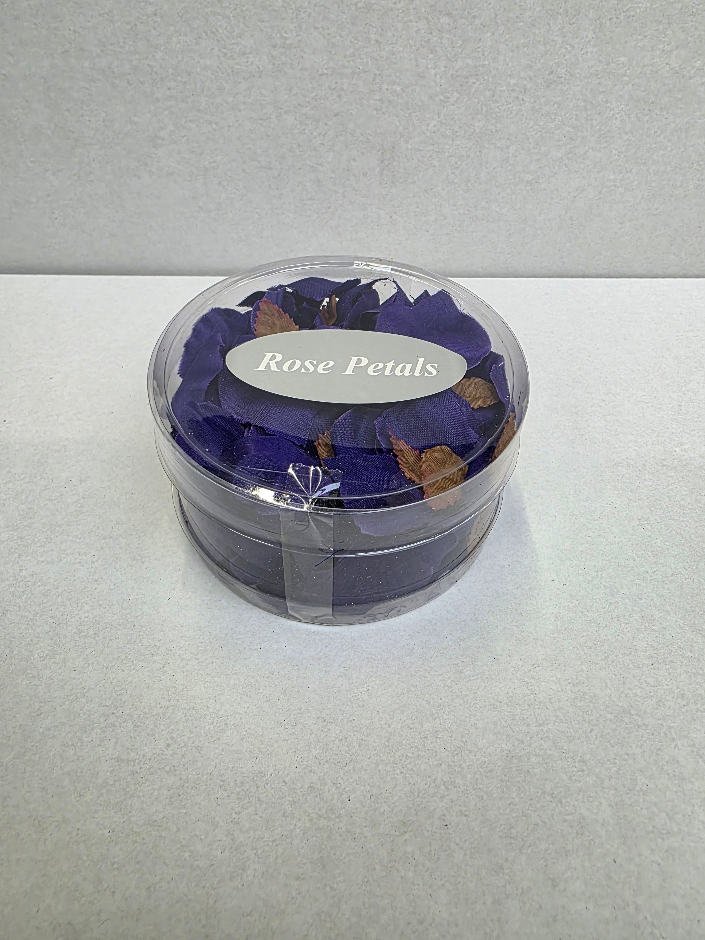 Artificial Rose Petals Deep Purple Box (PACK OF 3)