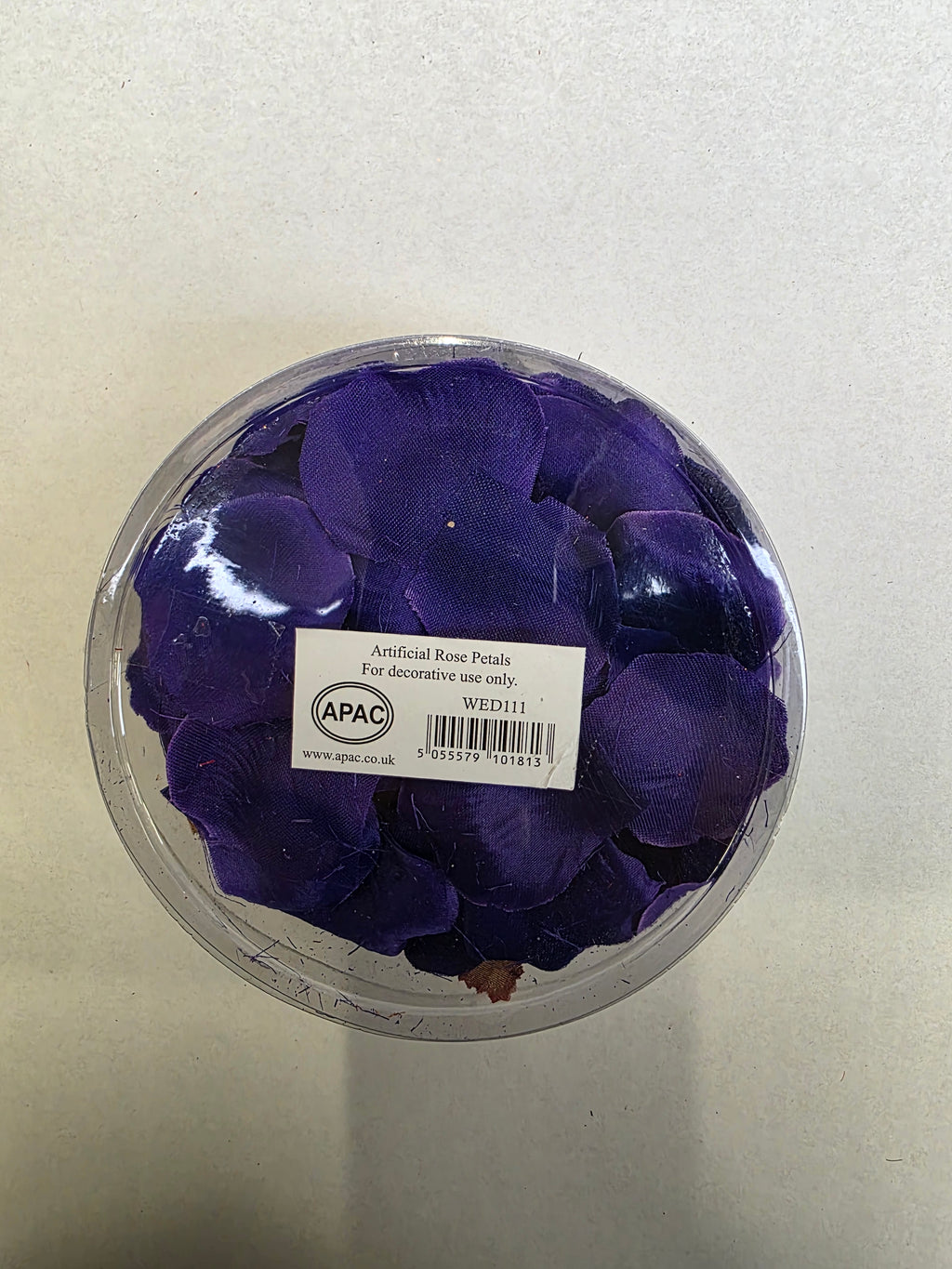 Artificial Rose Petals Deep Purple Box (PACK OF 3)