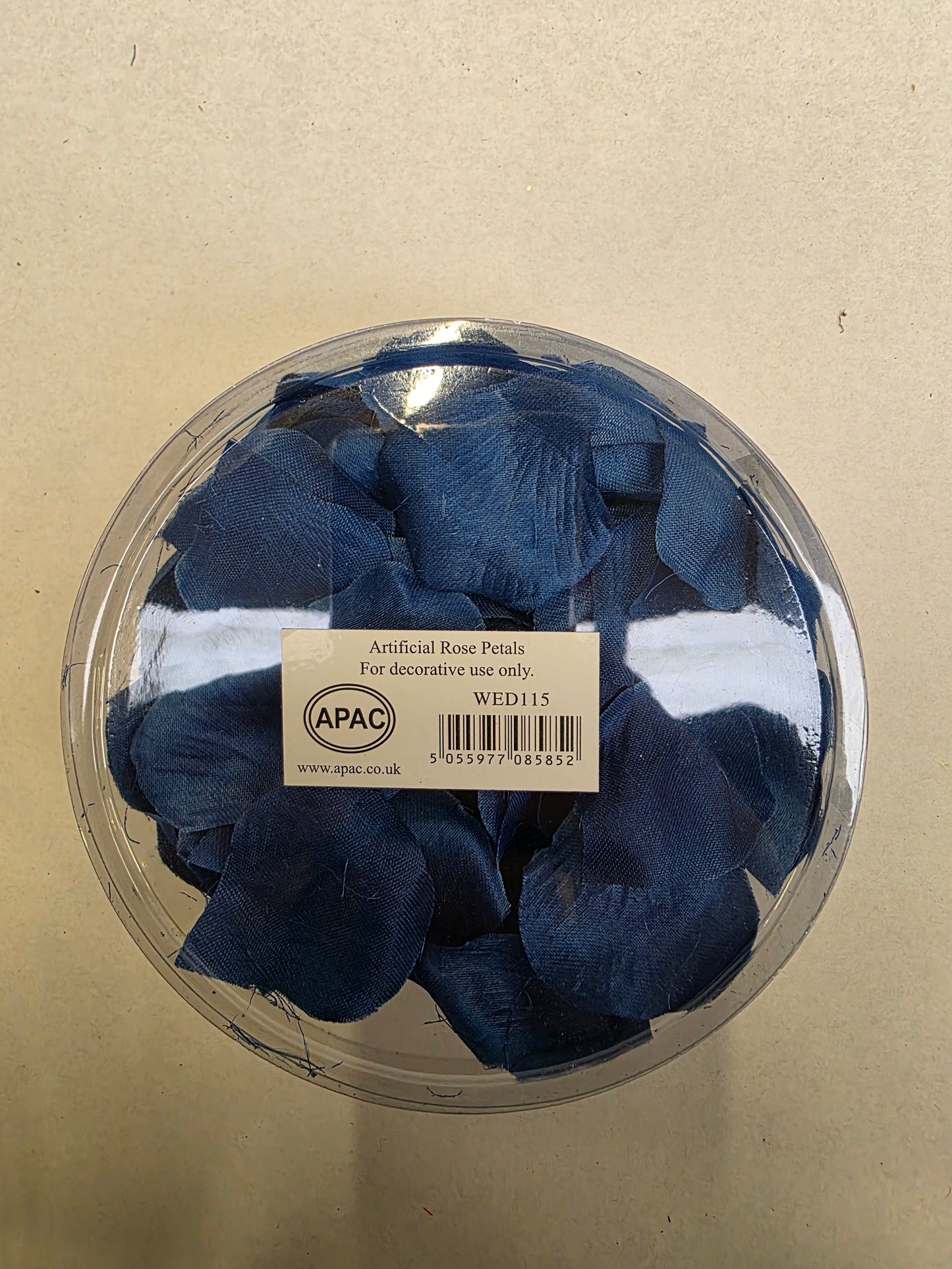 Artificial Rose Petals Navy Box (PACK OF 2)