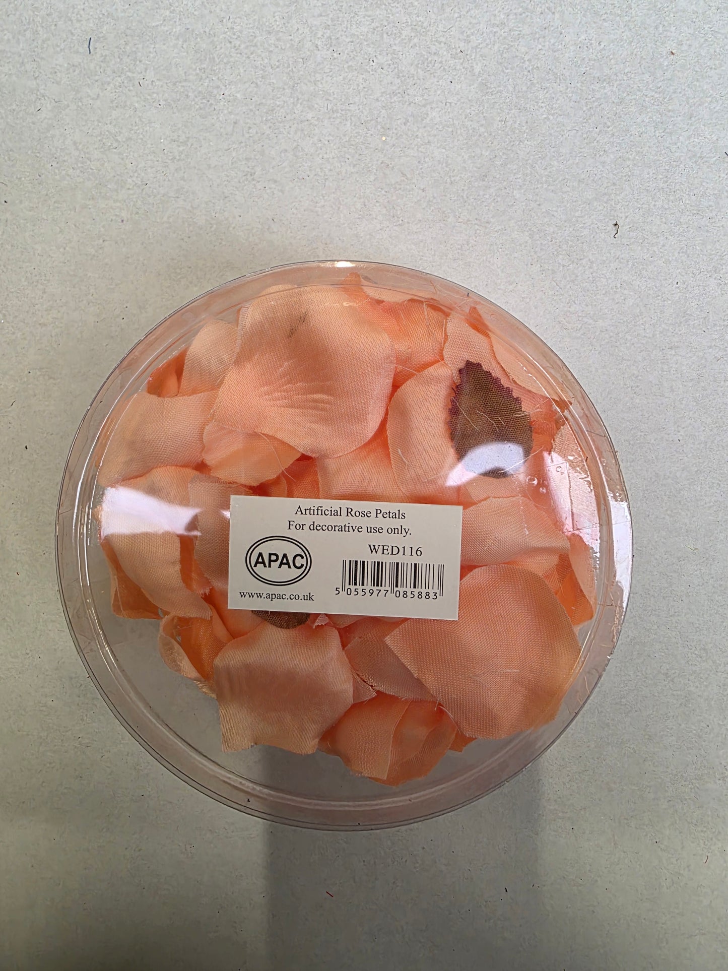 Artificial Rose Petals Peach (PACK OF 2)