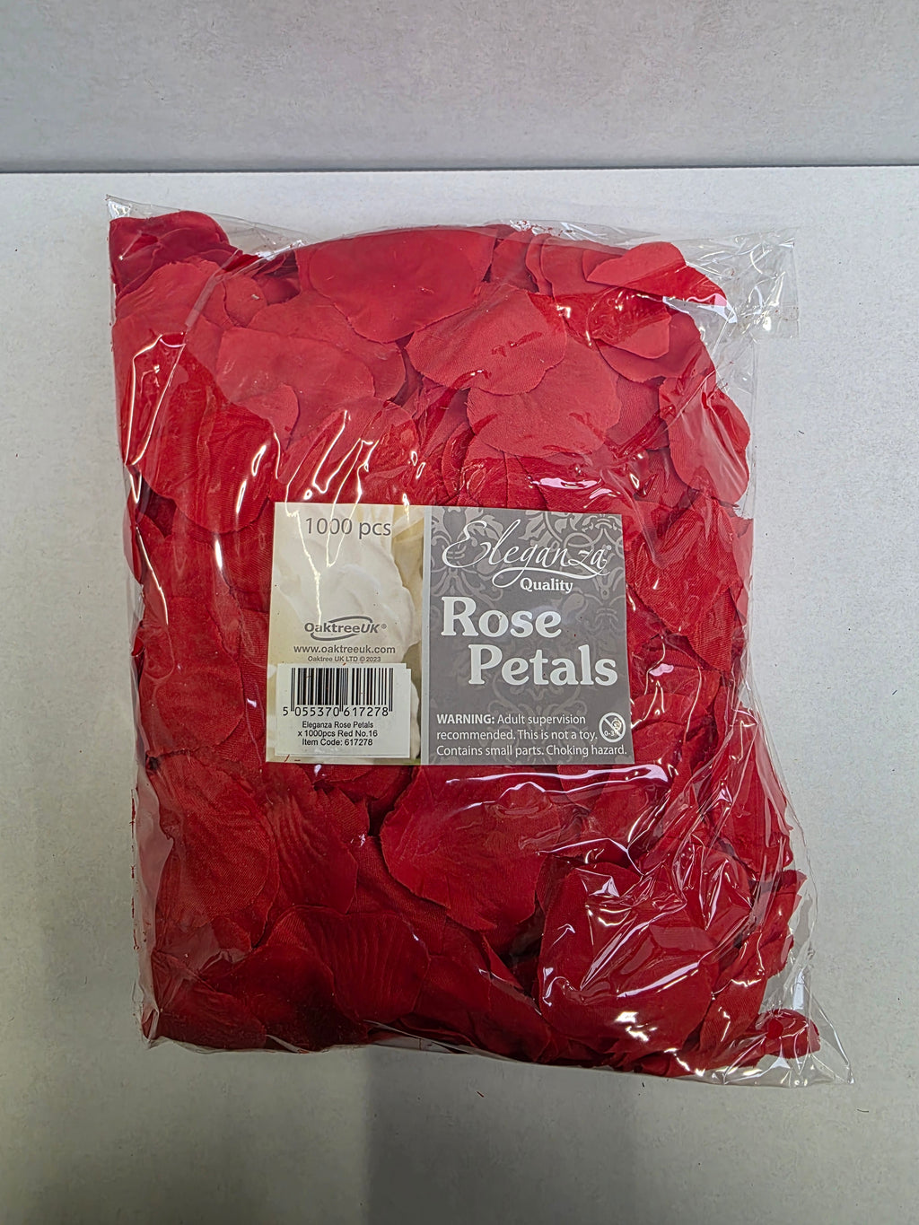 Artificial Rose Petals Red 1000pcs