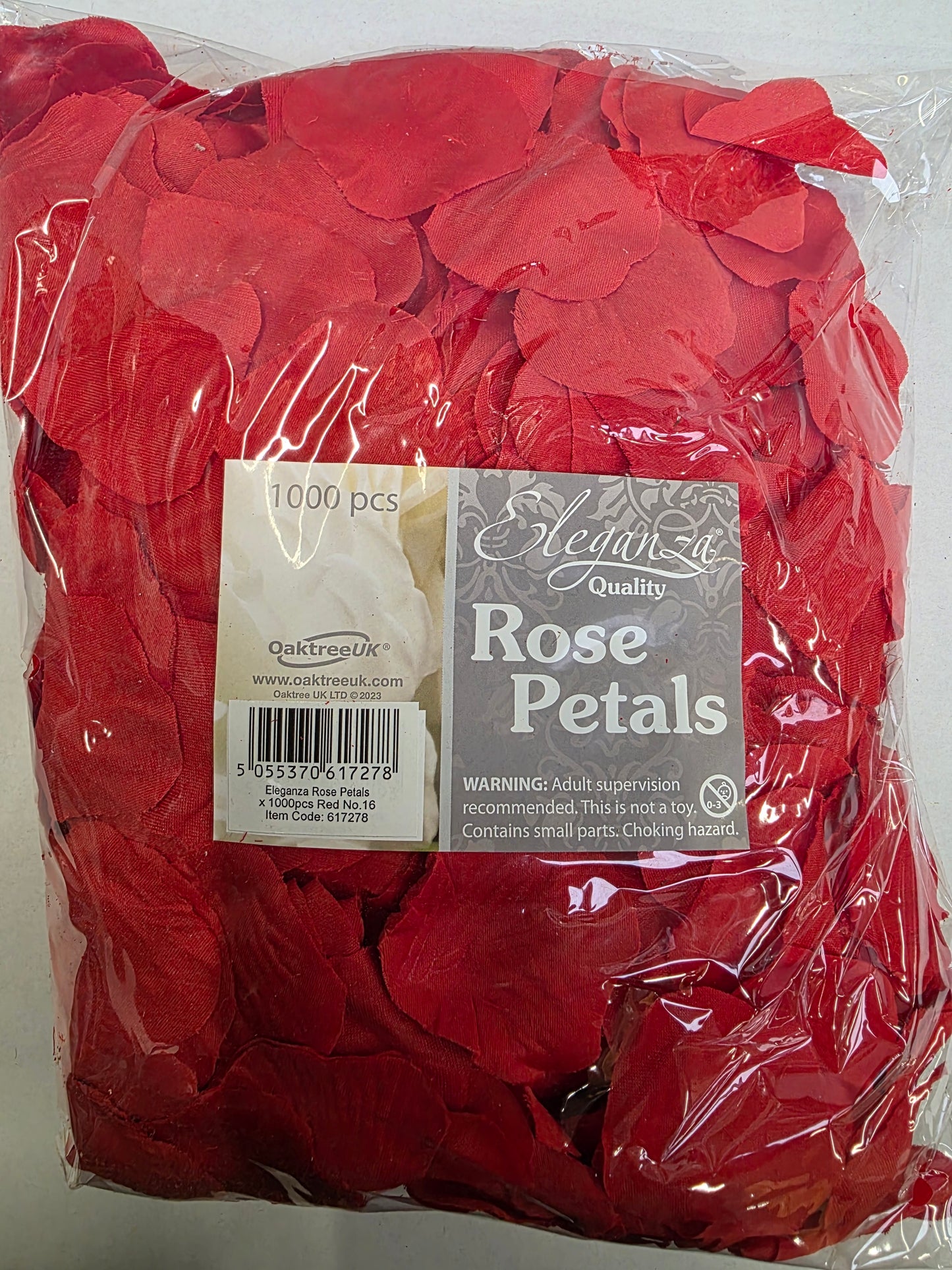 Artificial Rose Petals Red 1000pcs