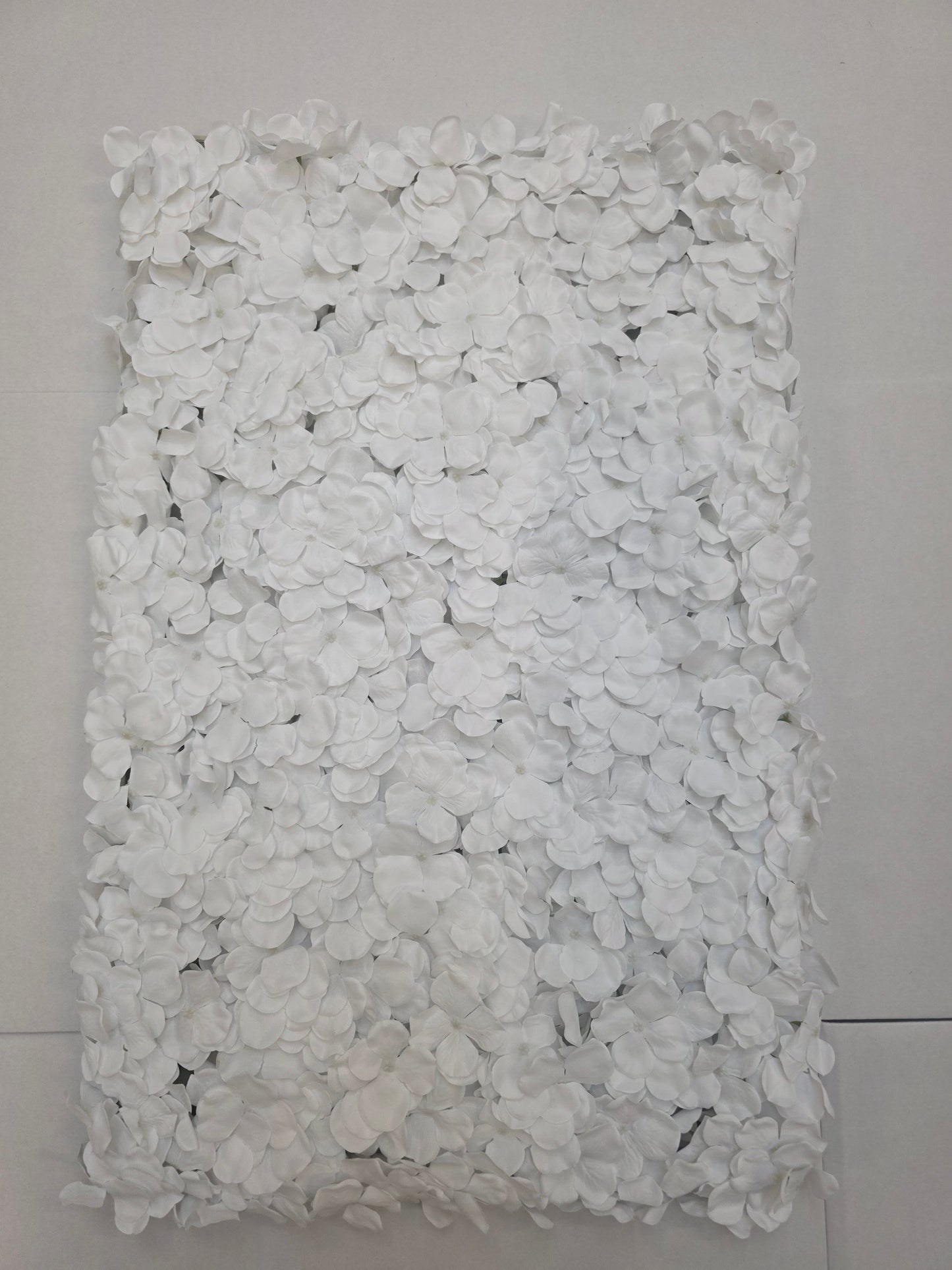 Artificial Wall Panel White Hydrangea 40x60cm