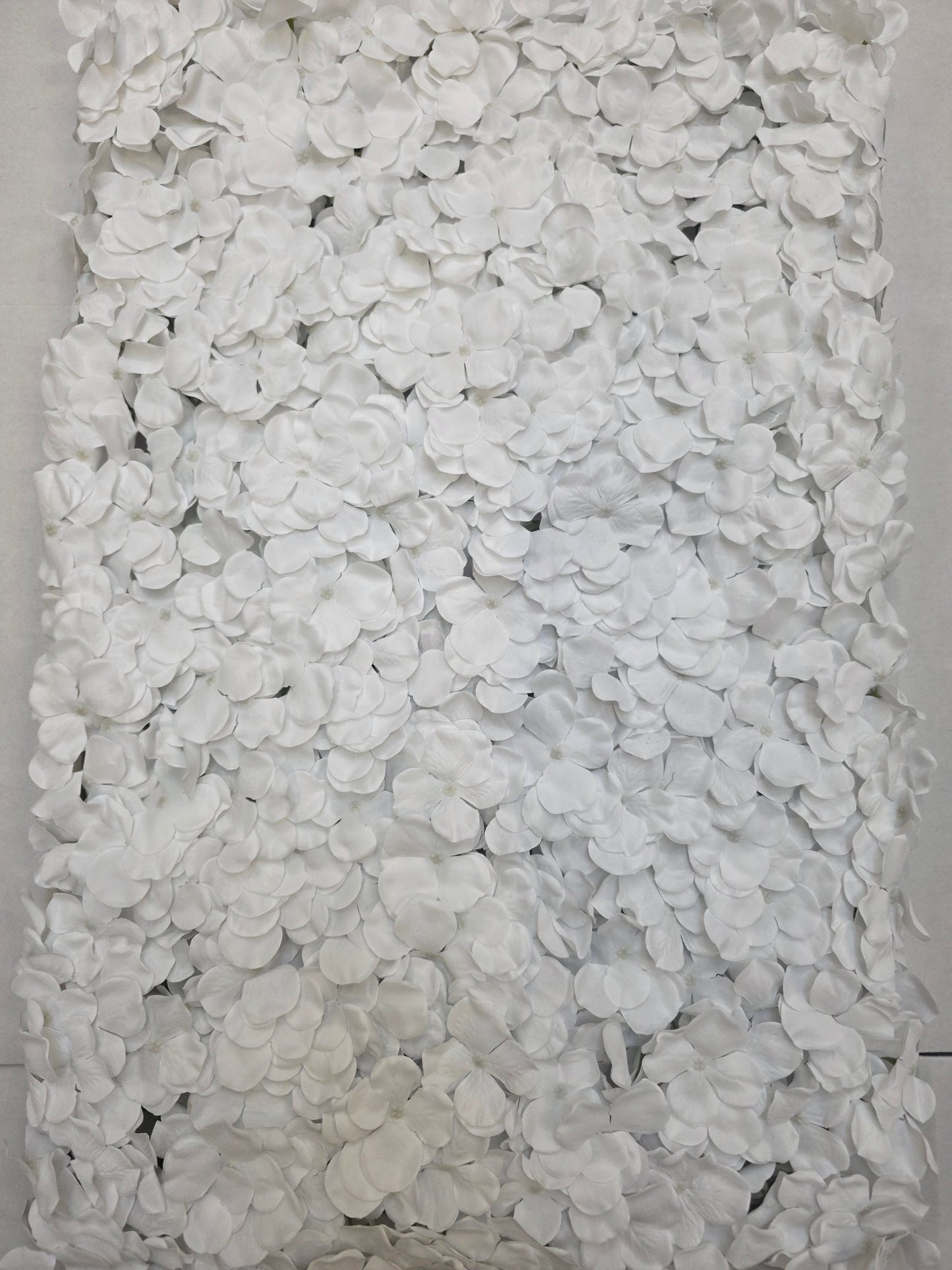 Artificial Wall Panel White Hydrangea 40x60cm