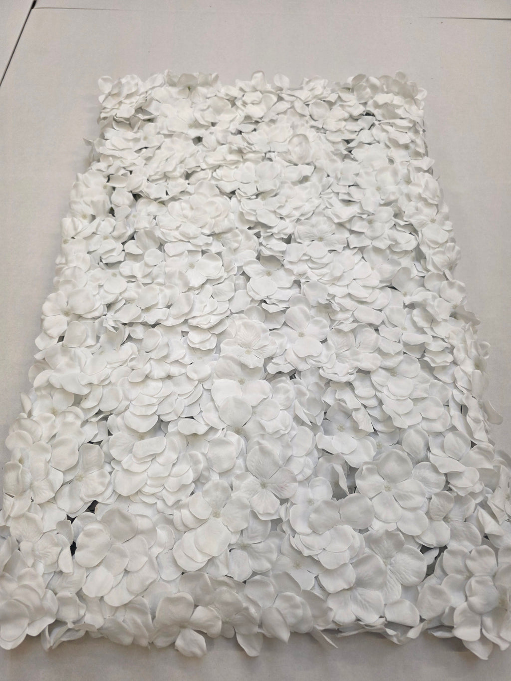 Artificial Wall Panel White Hydrangea 40x60cm