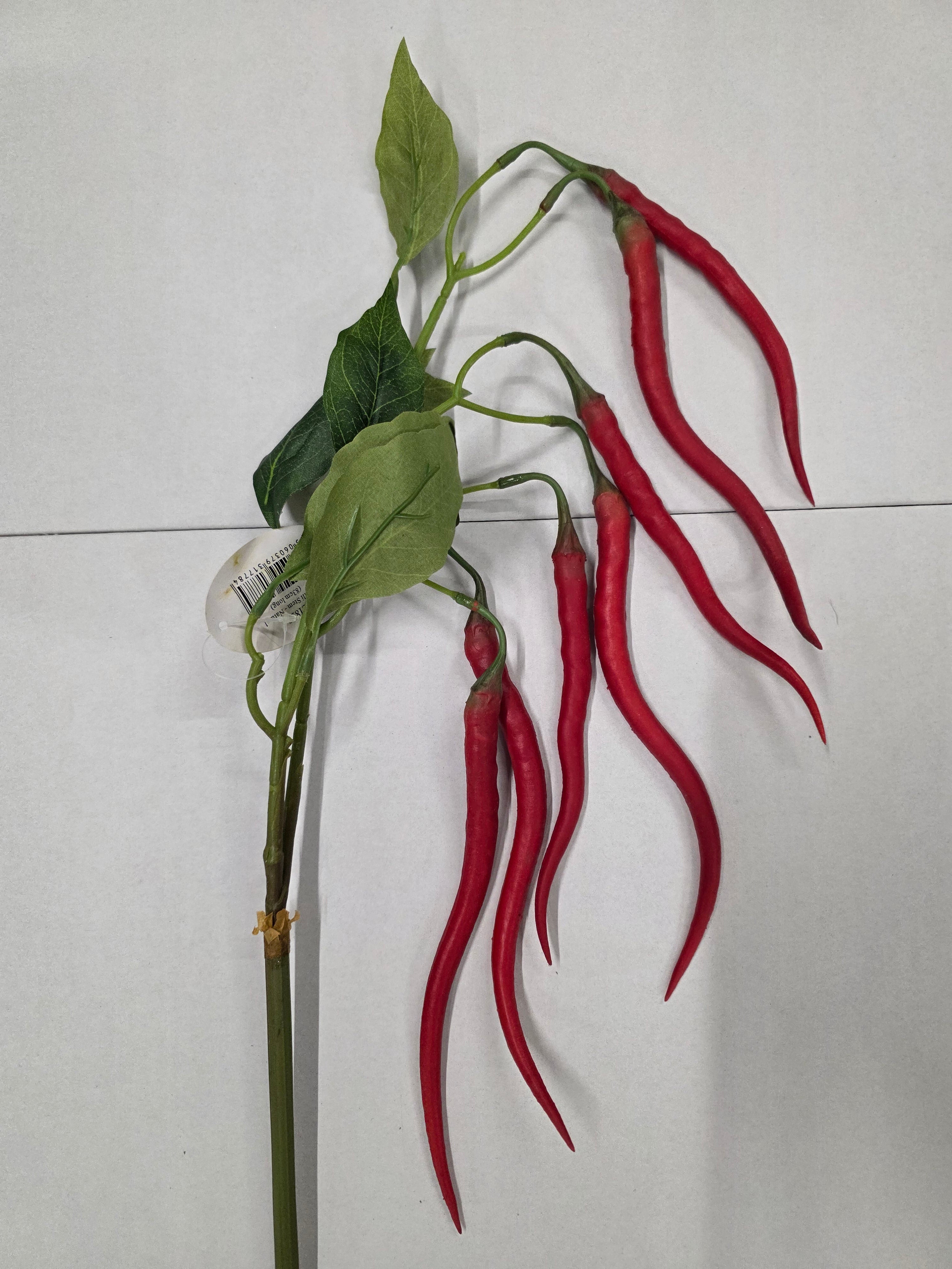 Artifical Chilli Pepper Stem (PACK OF 2)