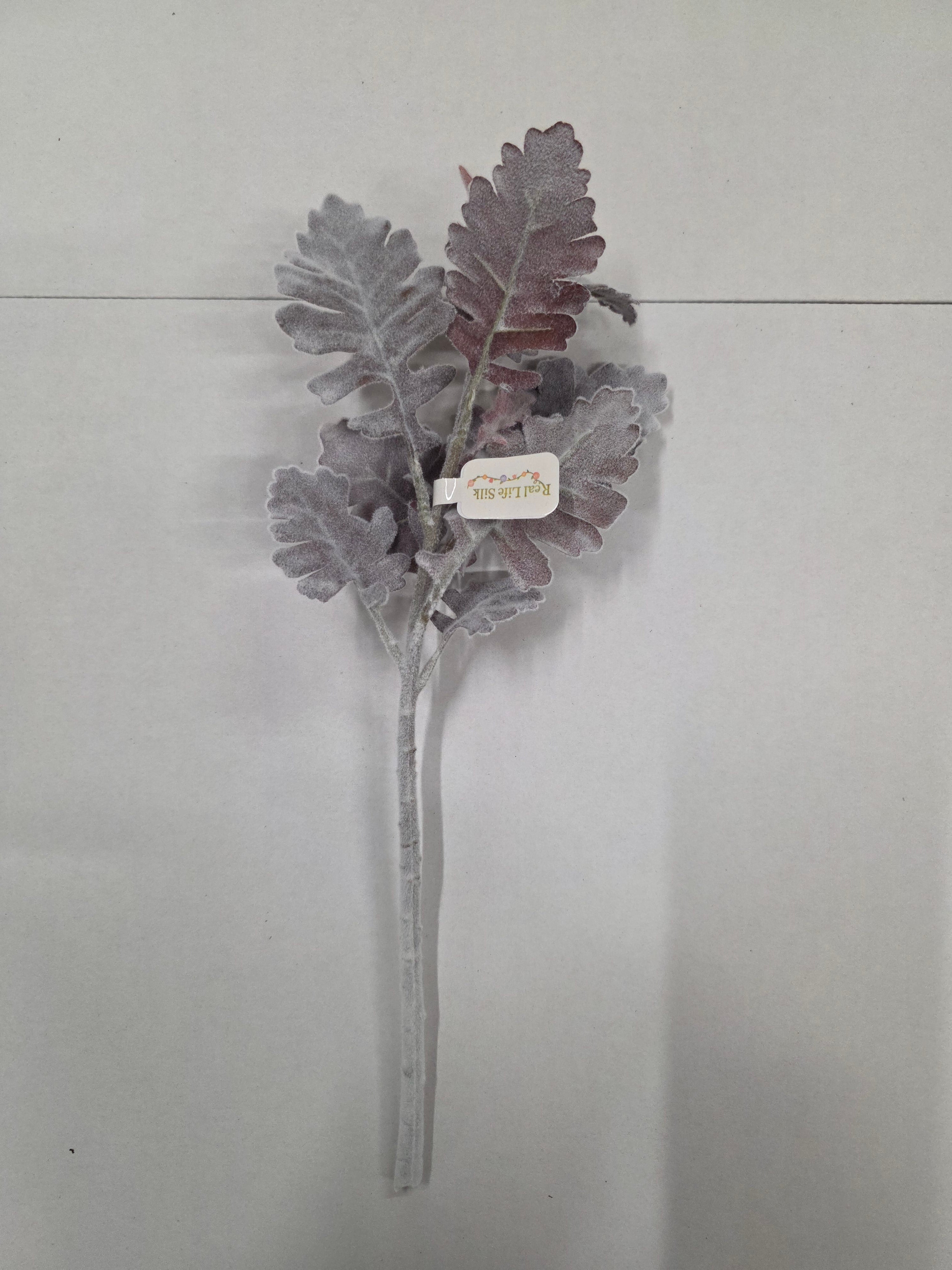 Artifical Dusty Miller Burgundy (PACK OF 3)