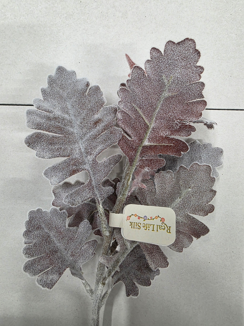 Artifical Dusty Miller Burgundy (PACK OF 3)