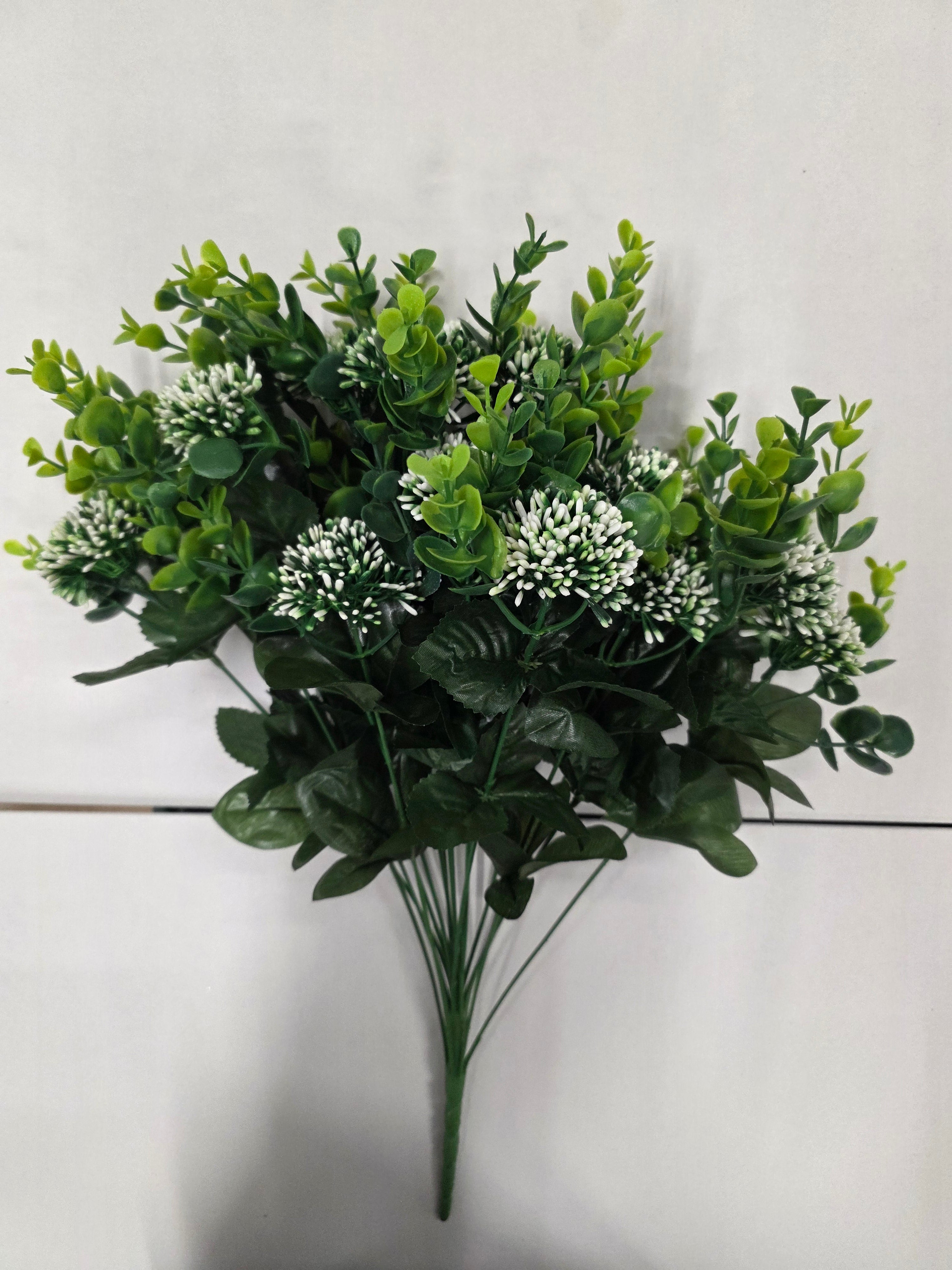 Artifical Eucalyptus and Berry Bush