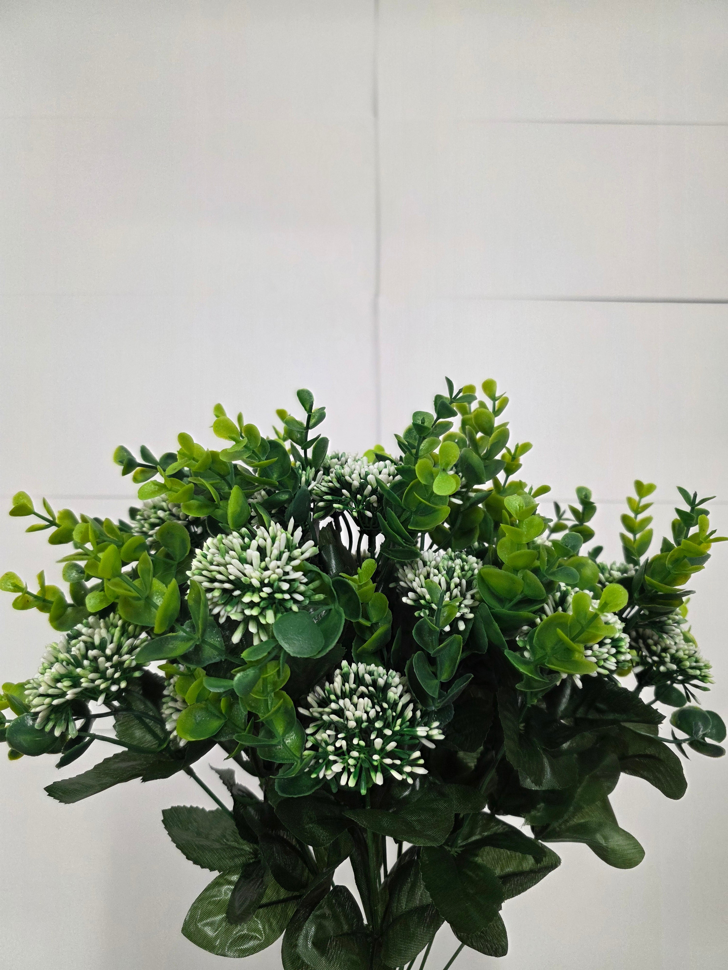 Artifical Eucalyptus and Berry Bush