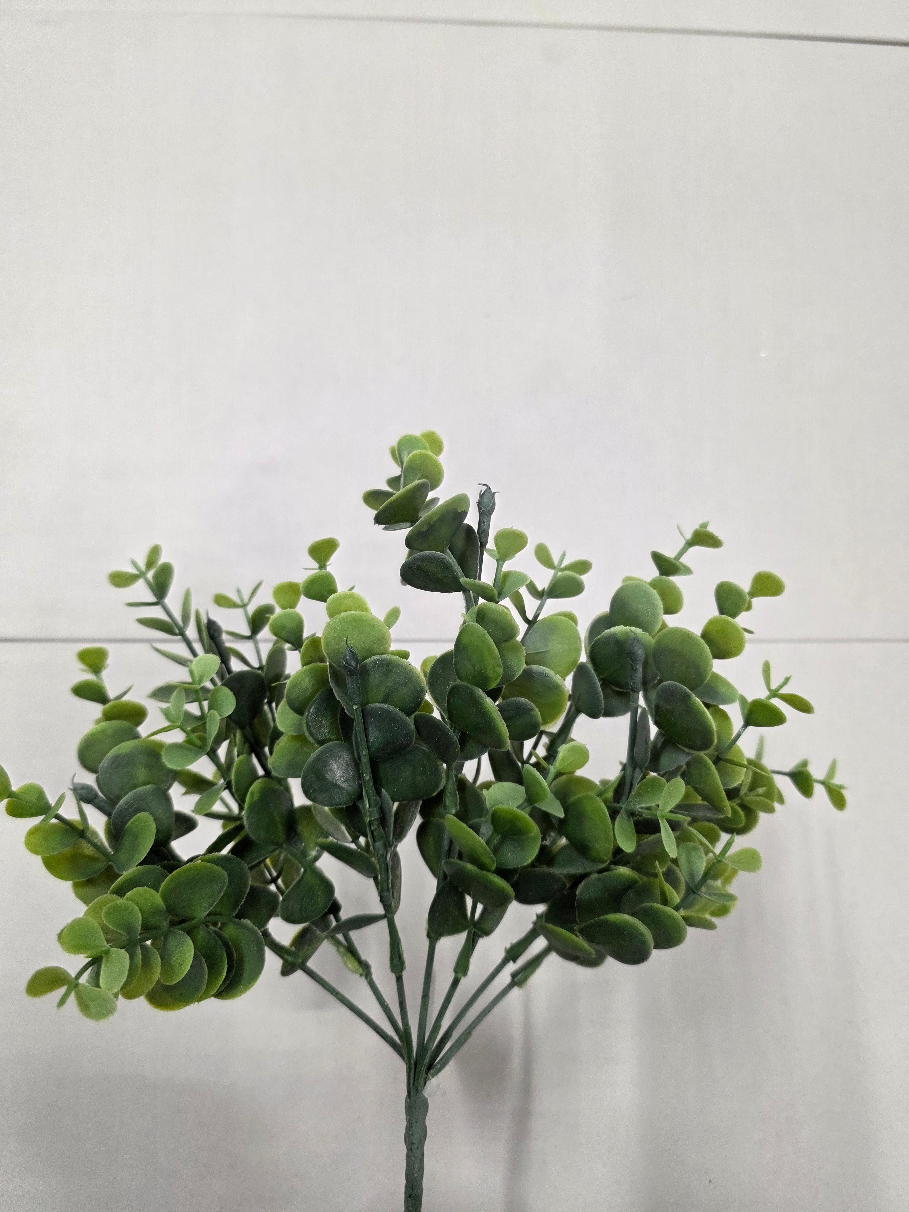 Artifical Eucalyptus Bush Small Olive Green (pack of 4)