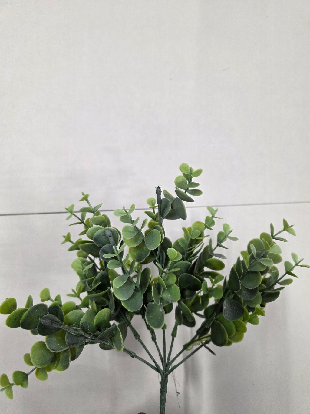 Artifical Eucalyptus Bush Small Olive Green (pack of 4)