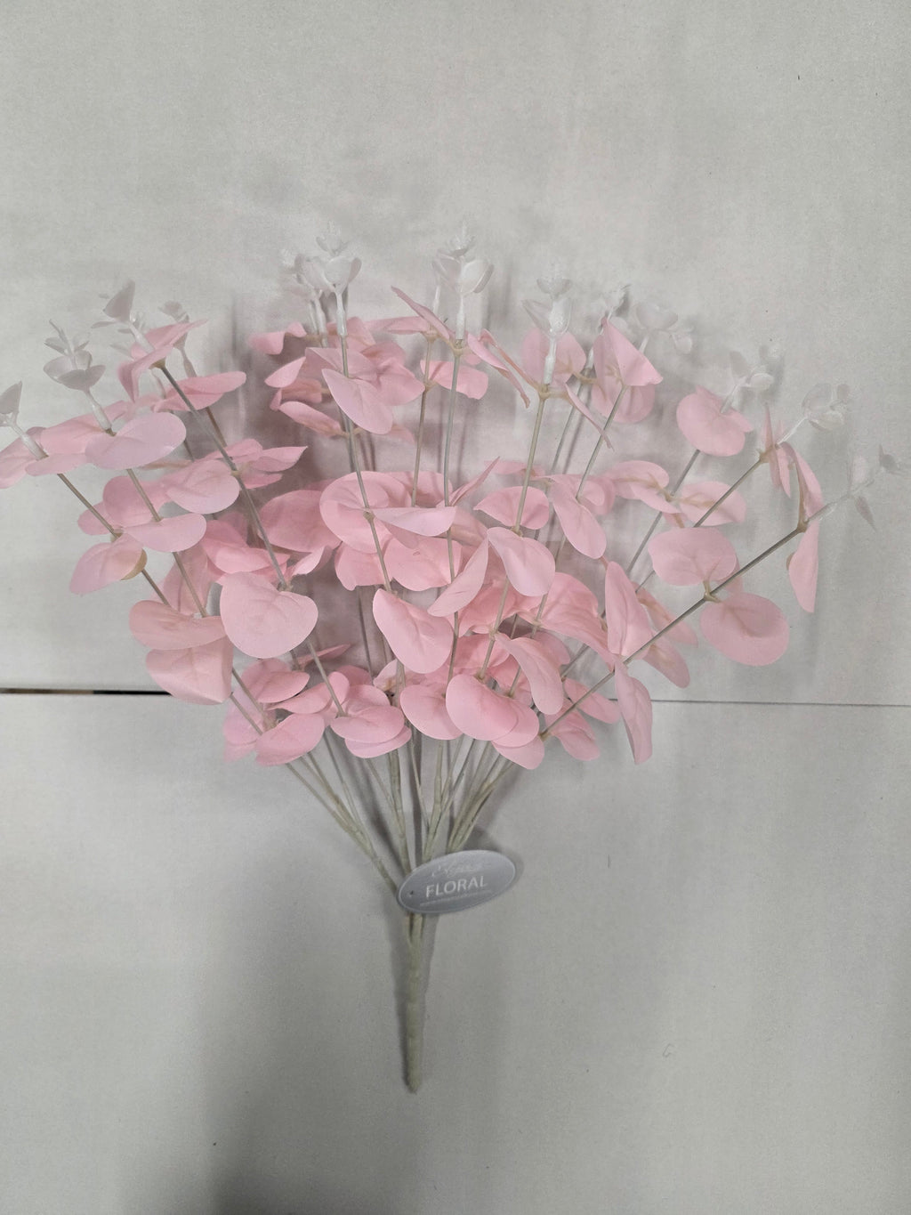 Artifical Eucalyptus Bush X16 Pink (PACK OF 2)