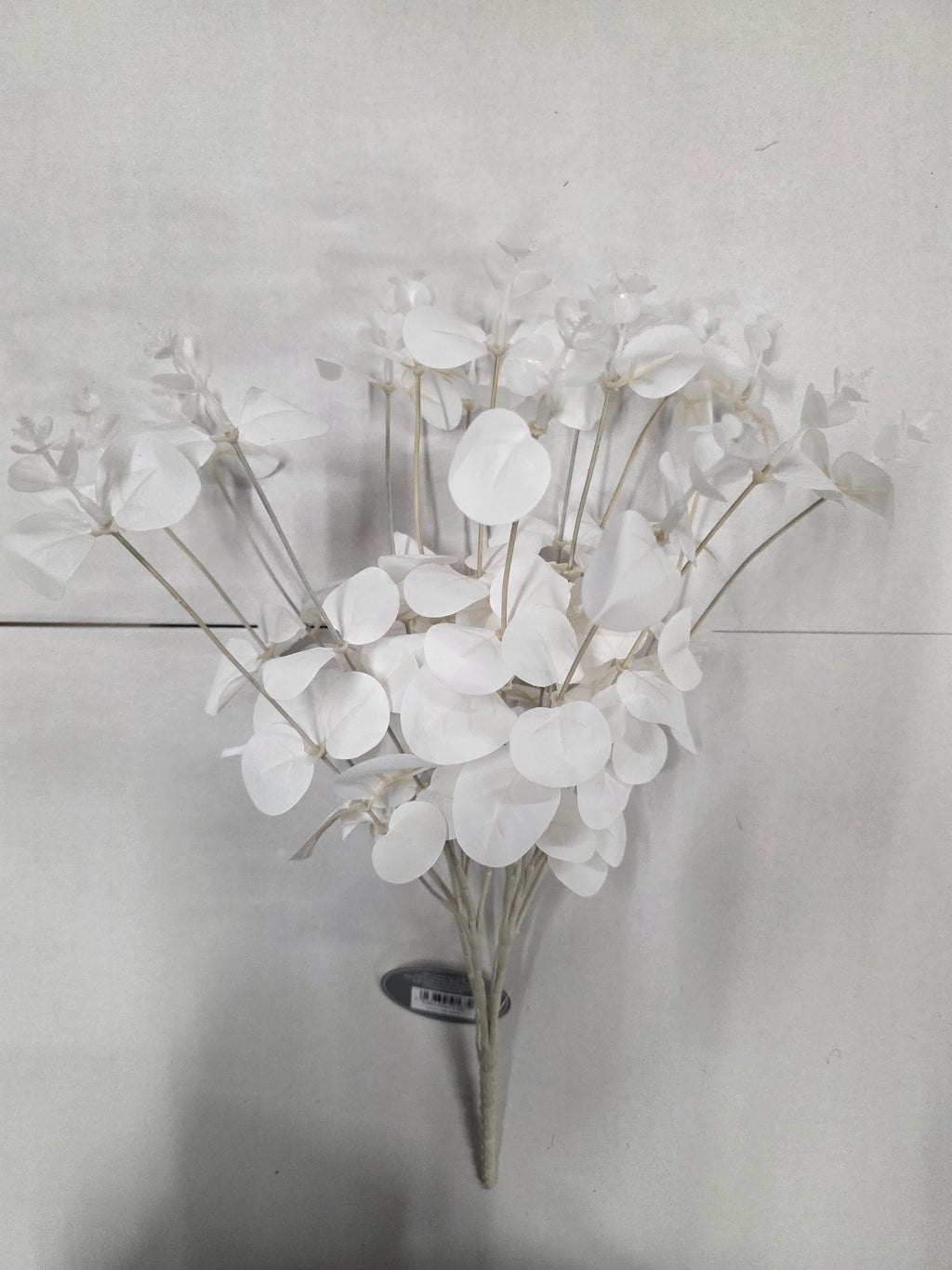 Artifical Eucalyptus Bush X16 White (PACK OF 2)
