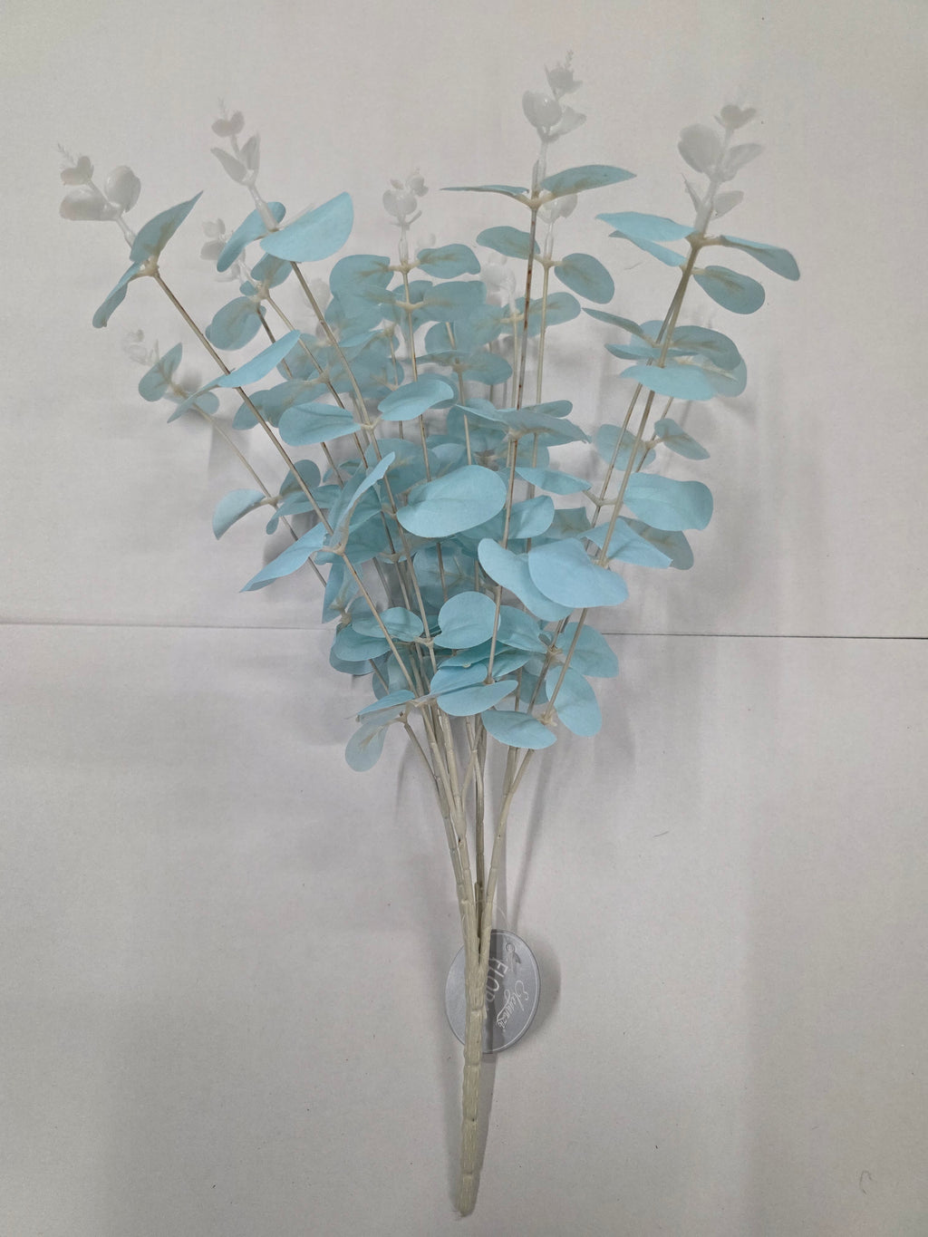Artifical Eucalyptus Bush X 16 Blue (PACK OF 2)