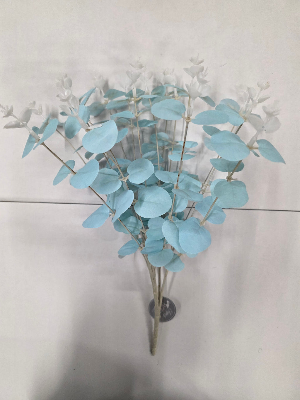 Artifical Eucalyptus Bush X 16 Blue (PACK OF 2)