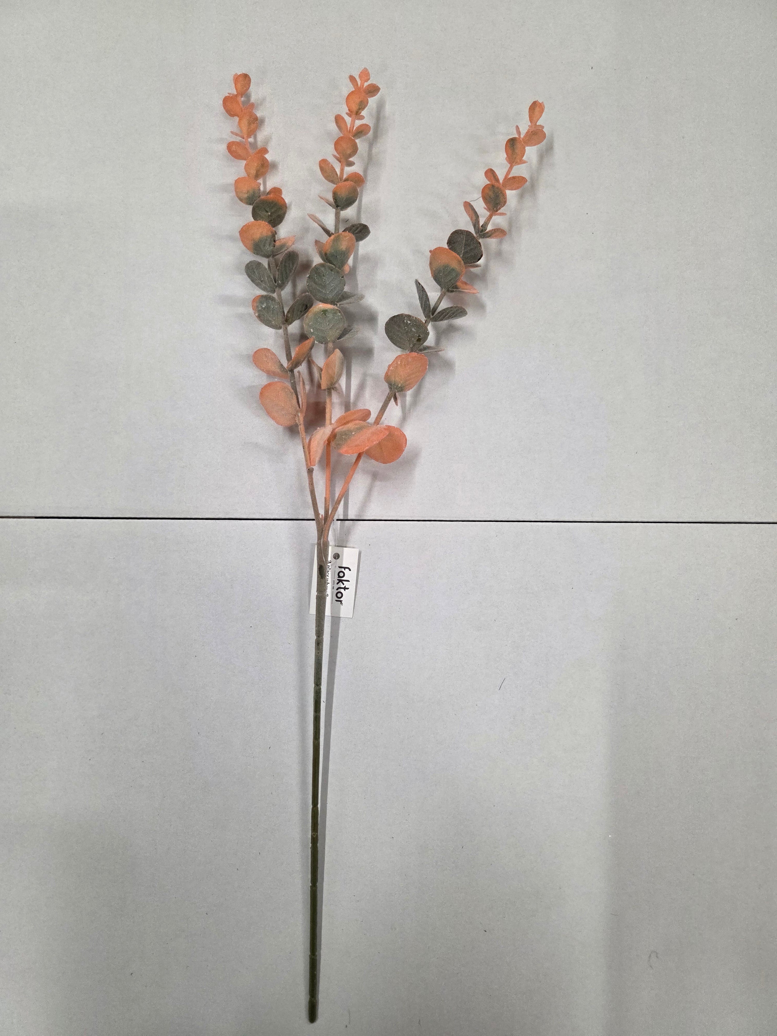 Artifical Eucalyptus Orange Green 55cm (PACK OF 4)
