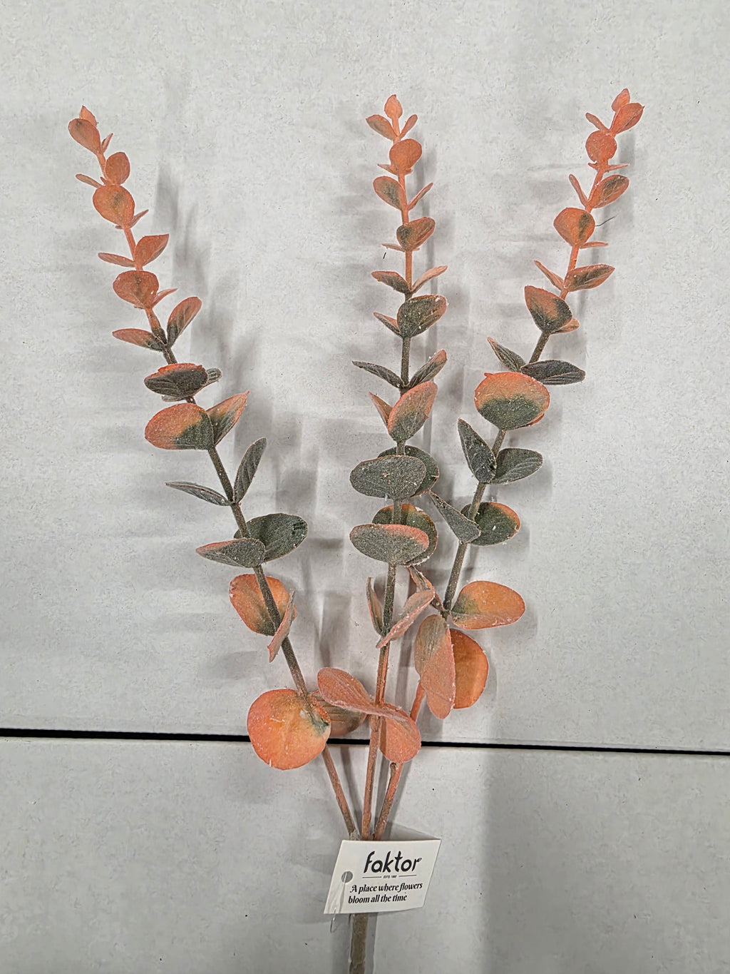 Artifical Eucalyptus Orange Green 55cm (PACK OF 4)