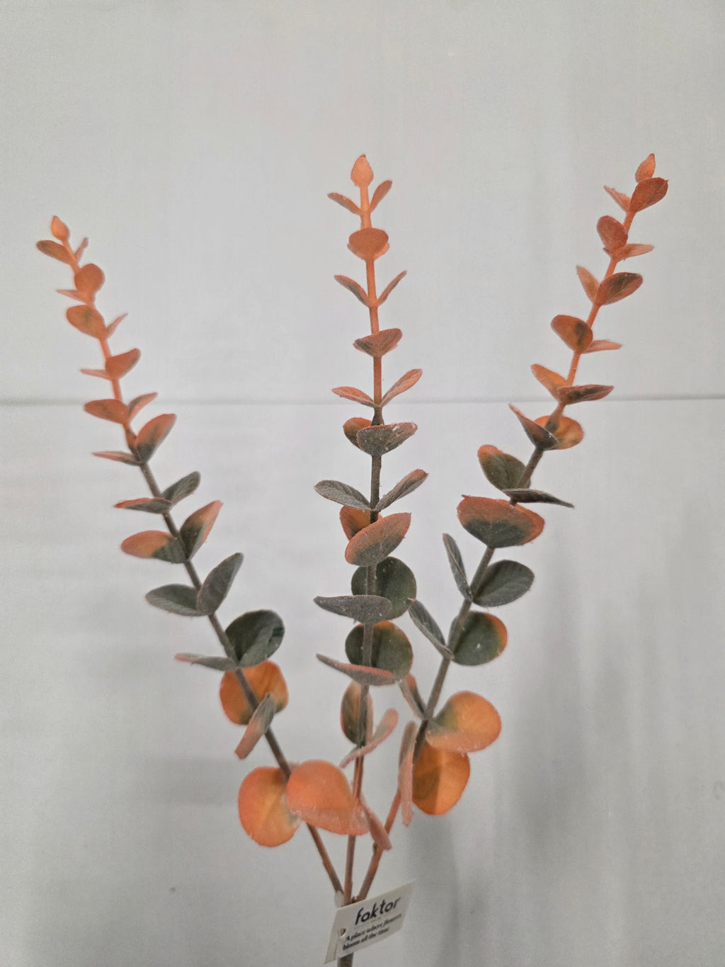 Artifical Eucalyptus Orange Green 55cm (PACK OF 4)