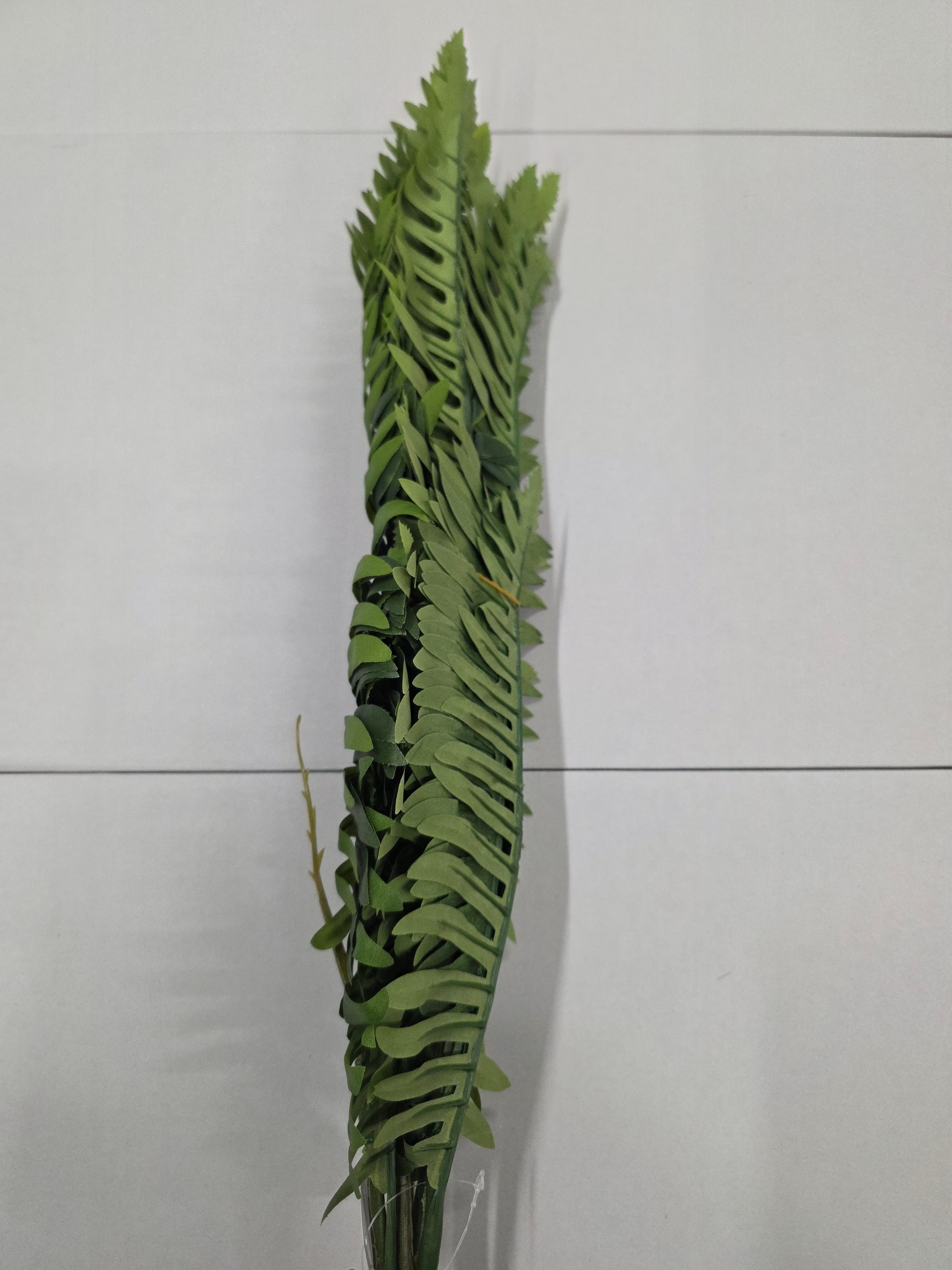 Artifical Fern Bush Green