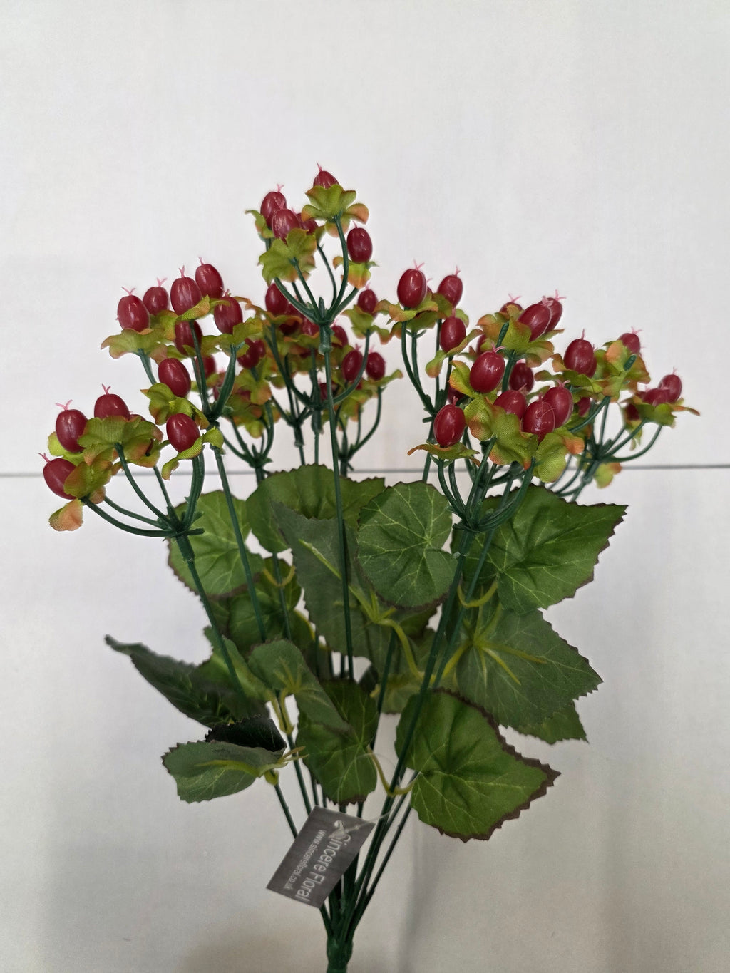 Artificial Hypericum Red Bush