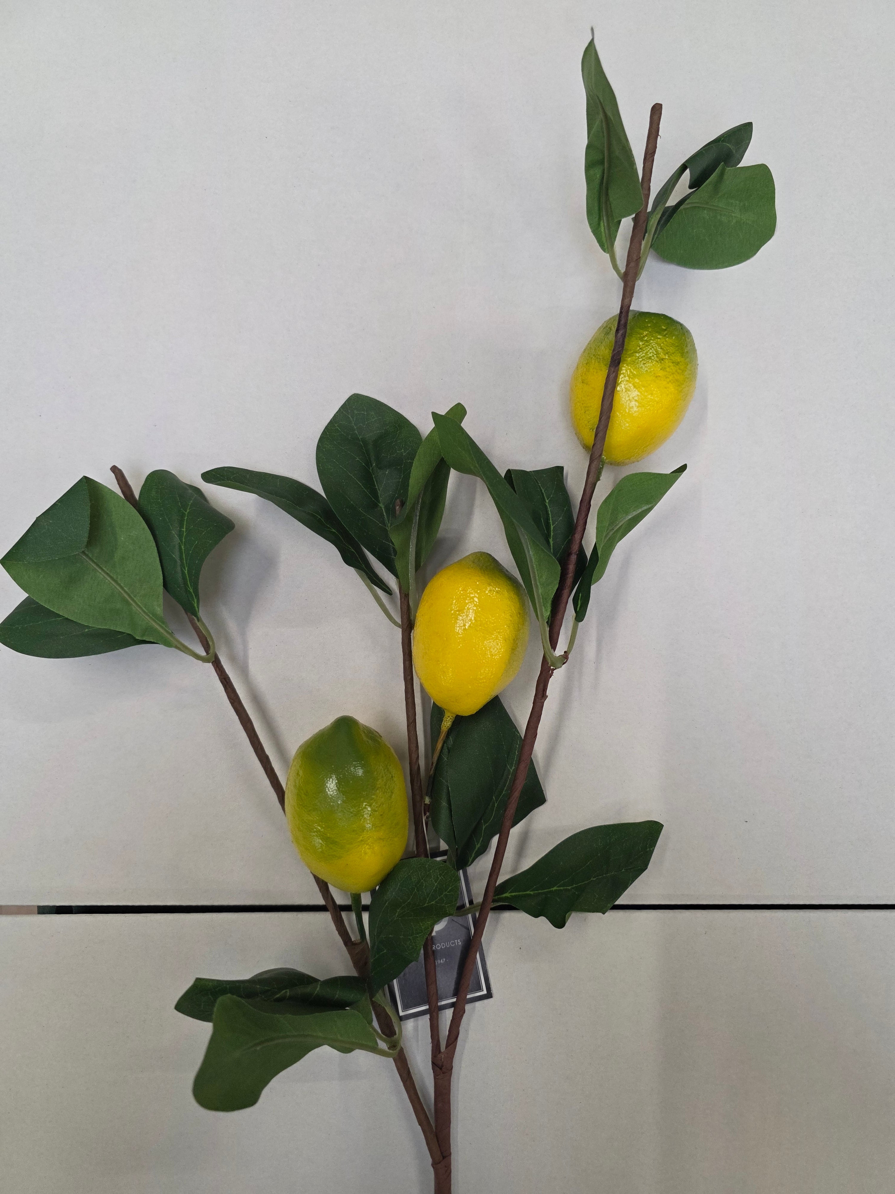 Artificial Lemon Spray X3 55cm (PACK OF 2)