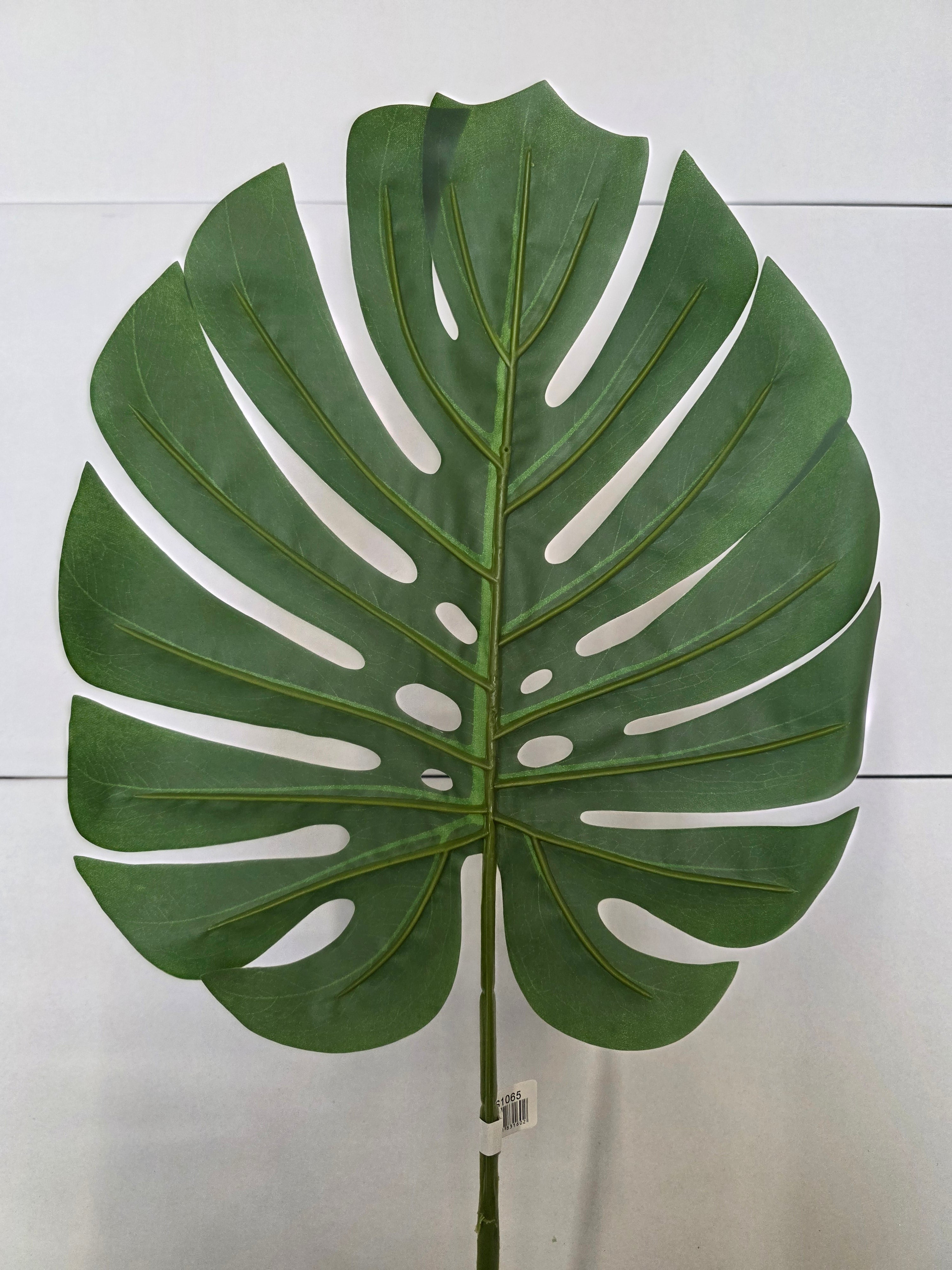 Artificial Monstera Leaf Large Green 71cm (PACK OF 4)