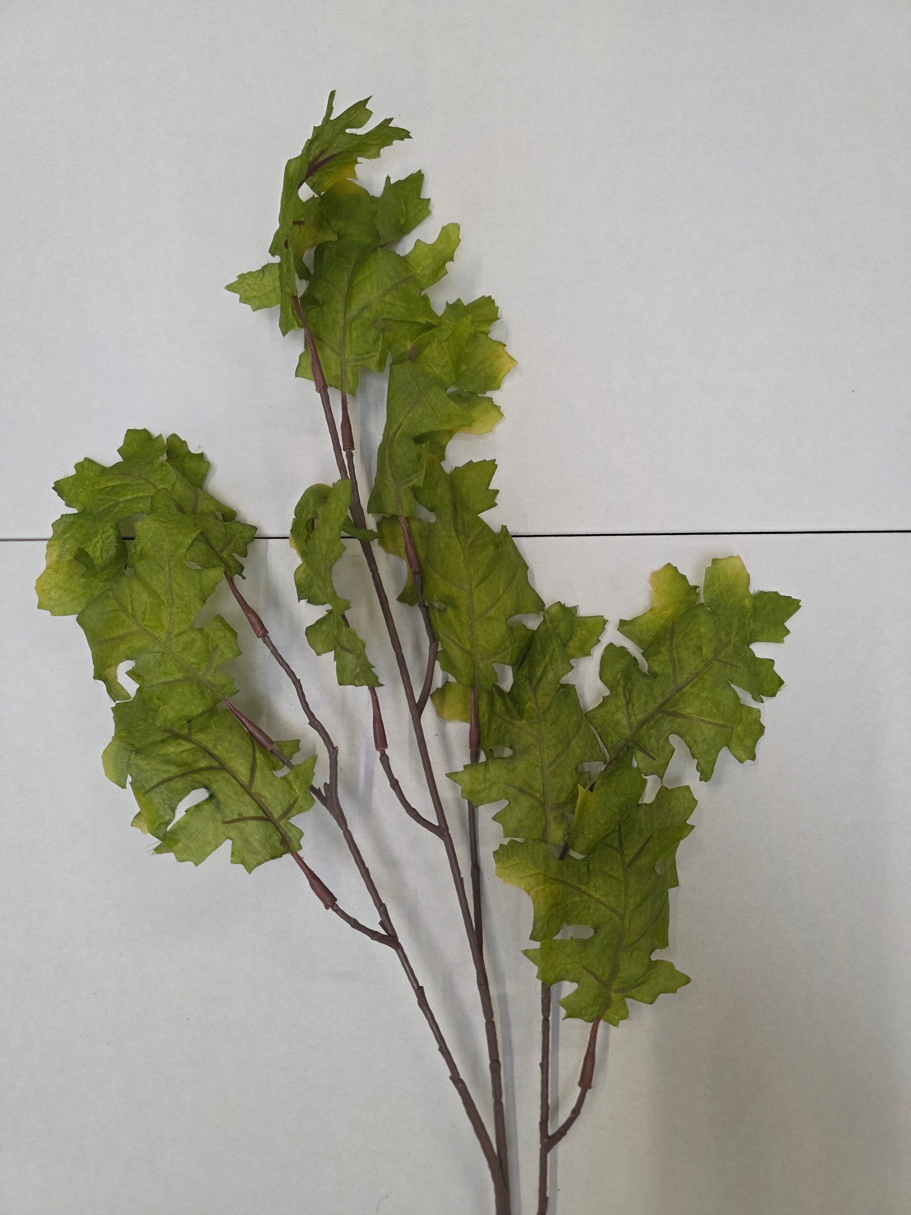 Artificial Oak Leaf Spray Green (PACK OF 3)