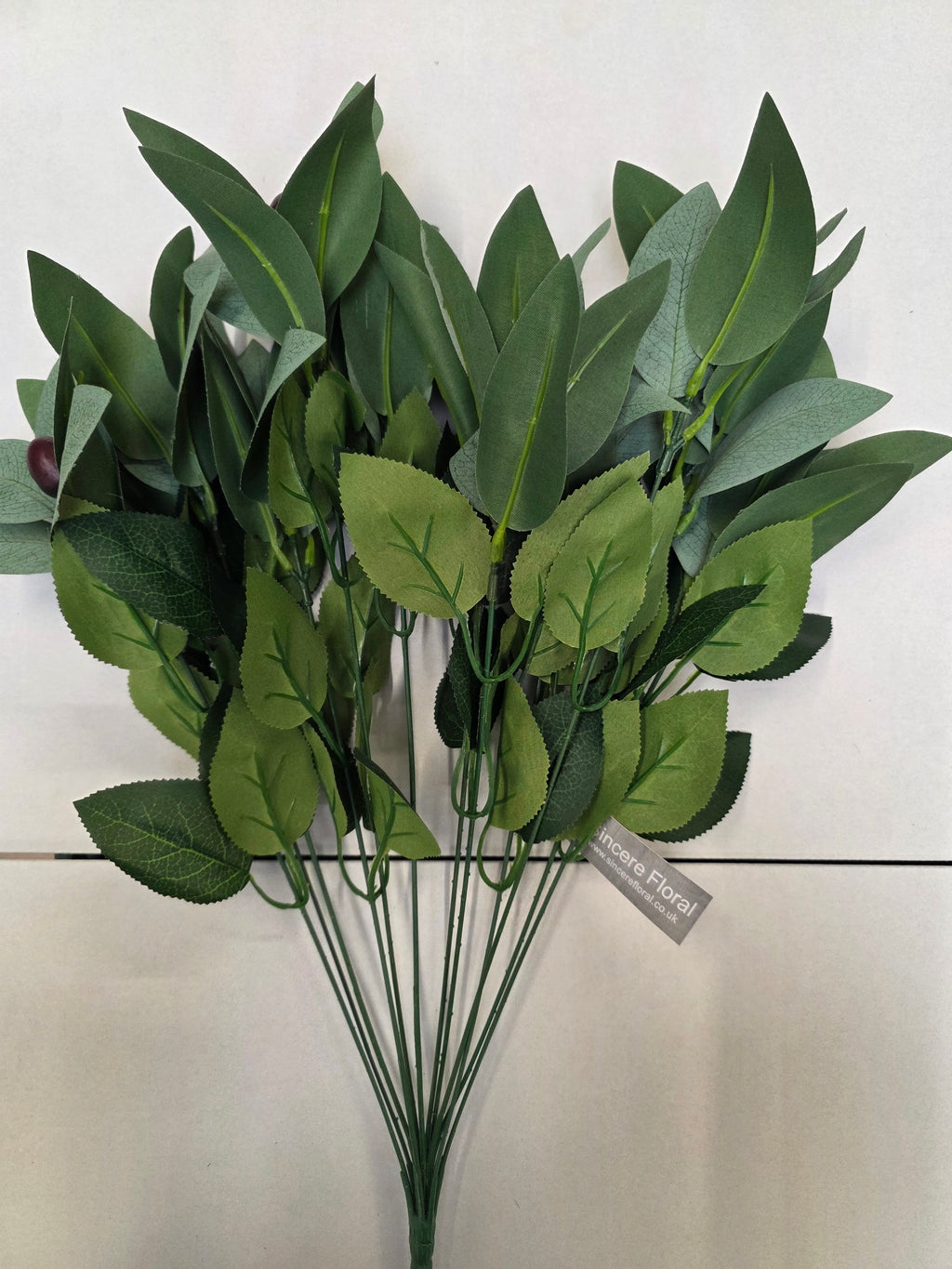 Artificial Olive Foliage Bush