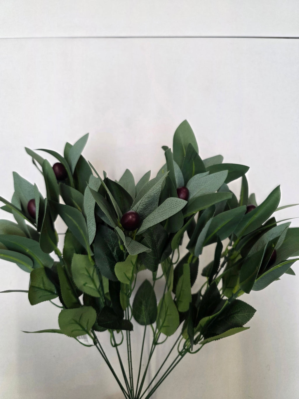 Artificial Olive Foliage Bush