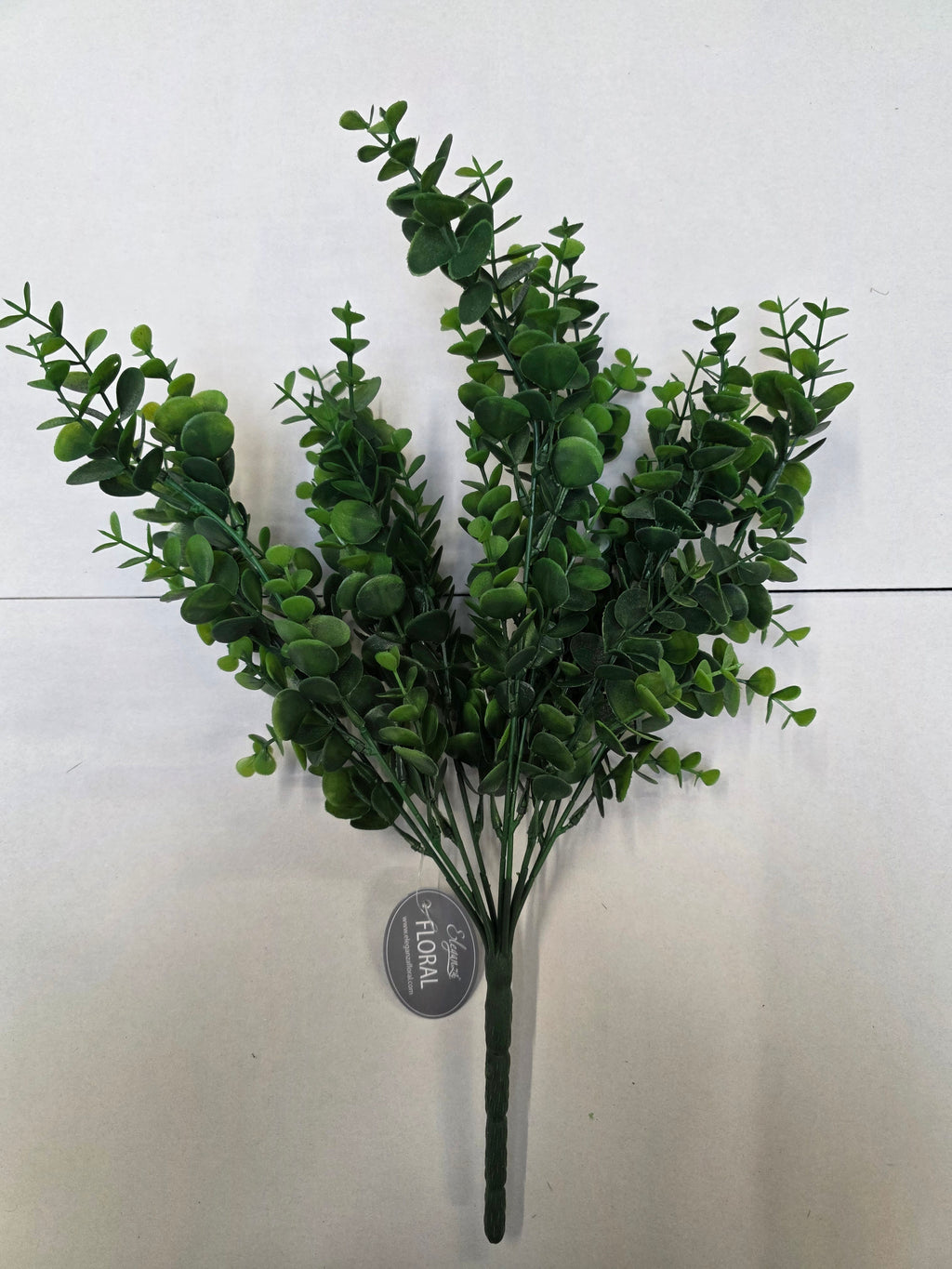 Artificial Plastic Eucalyptus Bush Large X 9 Green