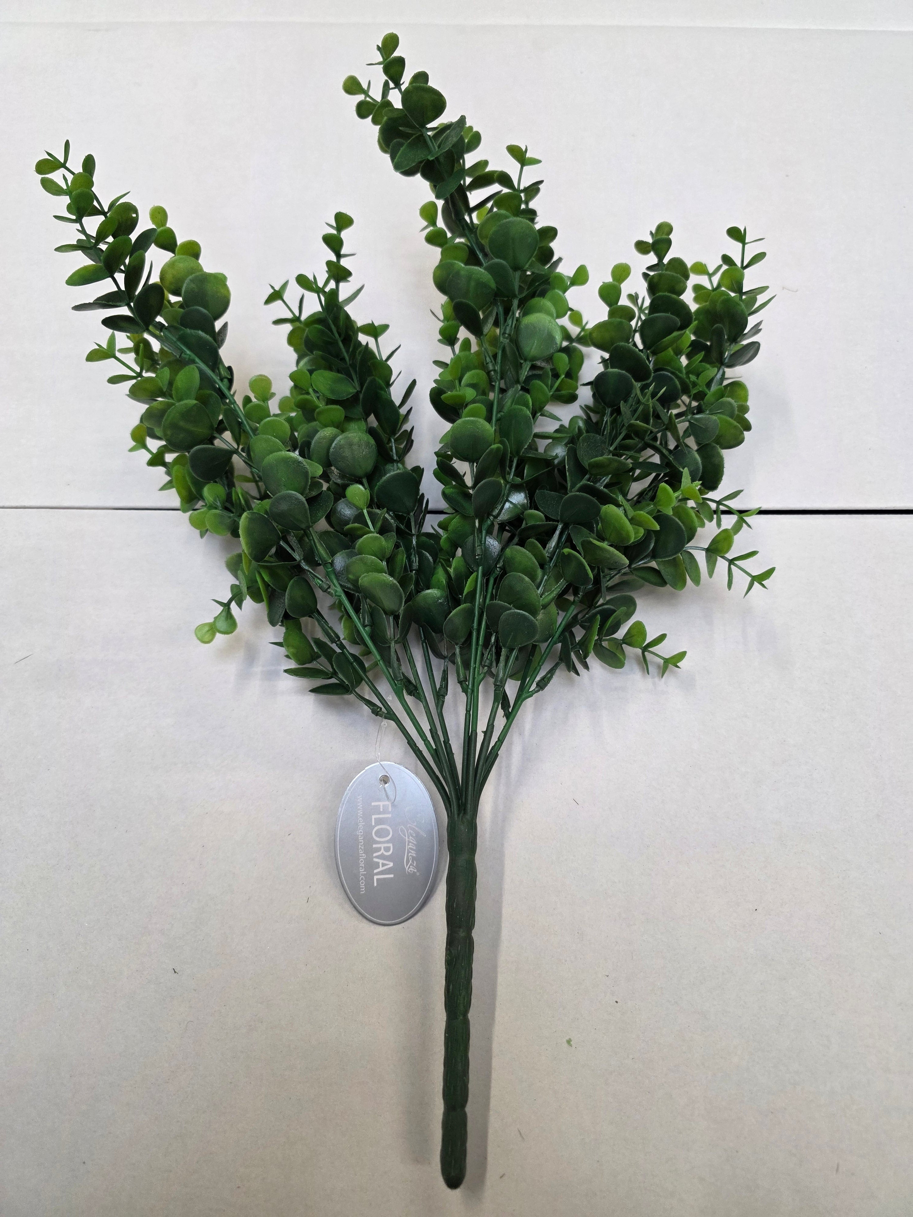 Artificial Plastic Eucalyptus Bush Large X 9 Green