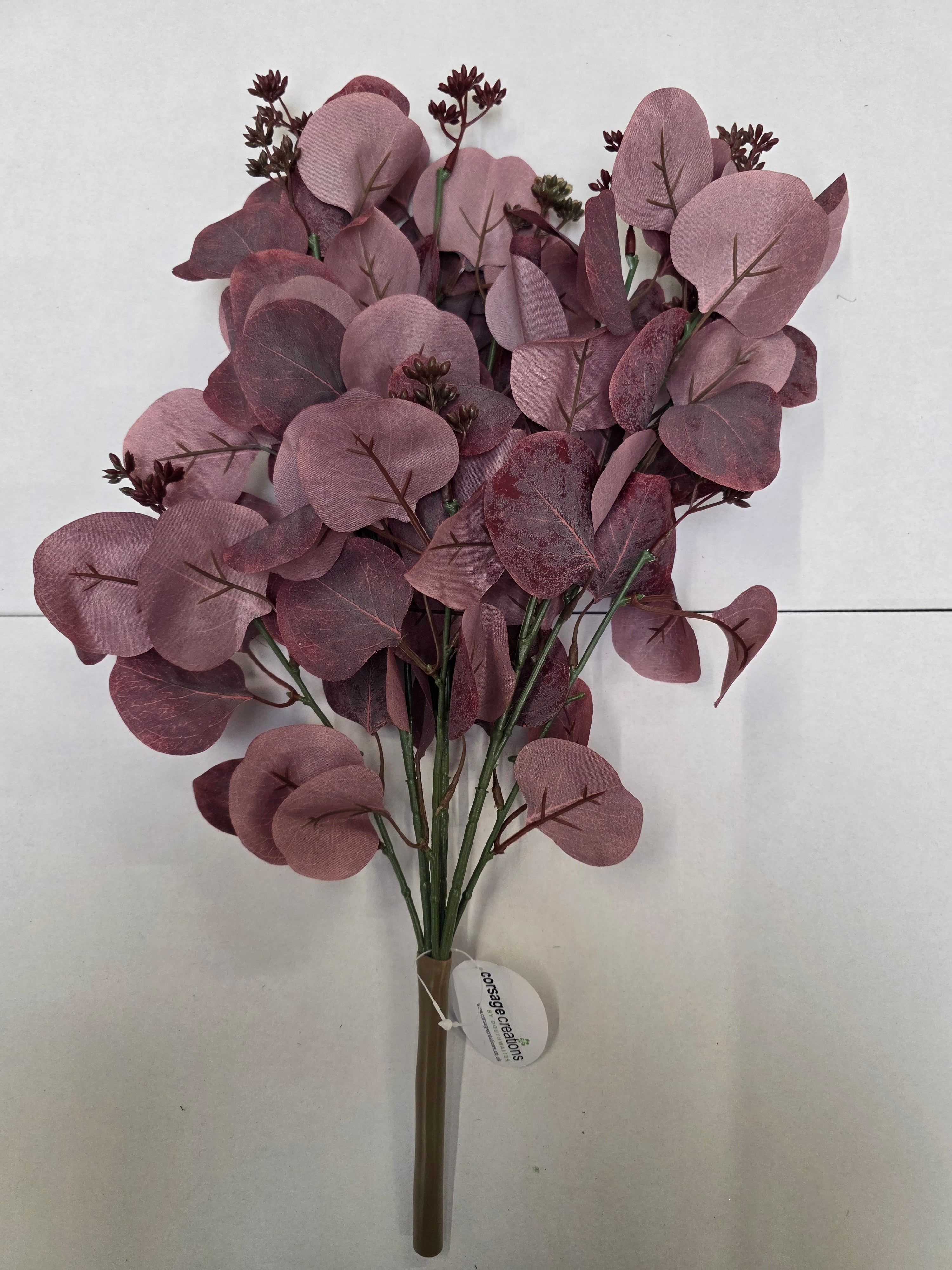 Artificial Populus Eucalyptus Bush Red
