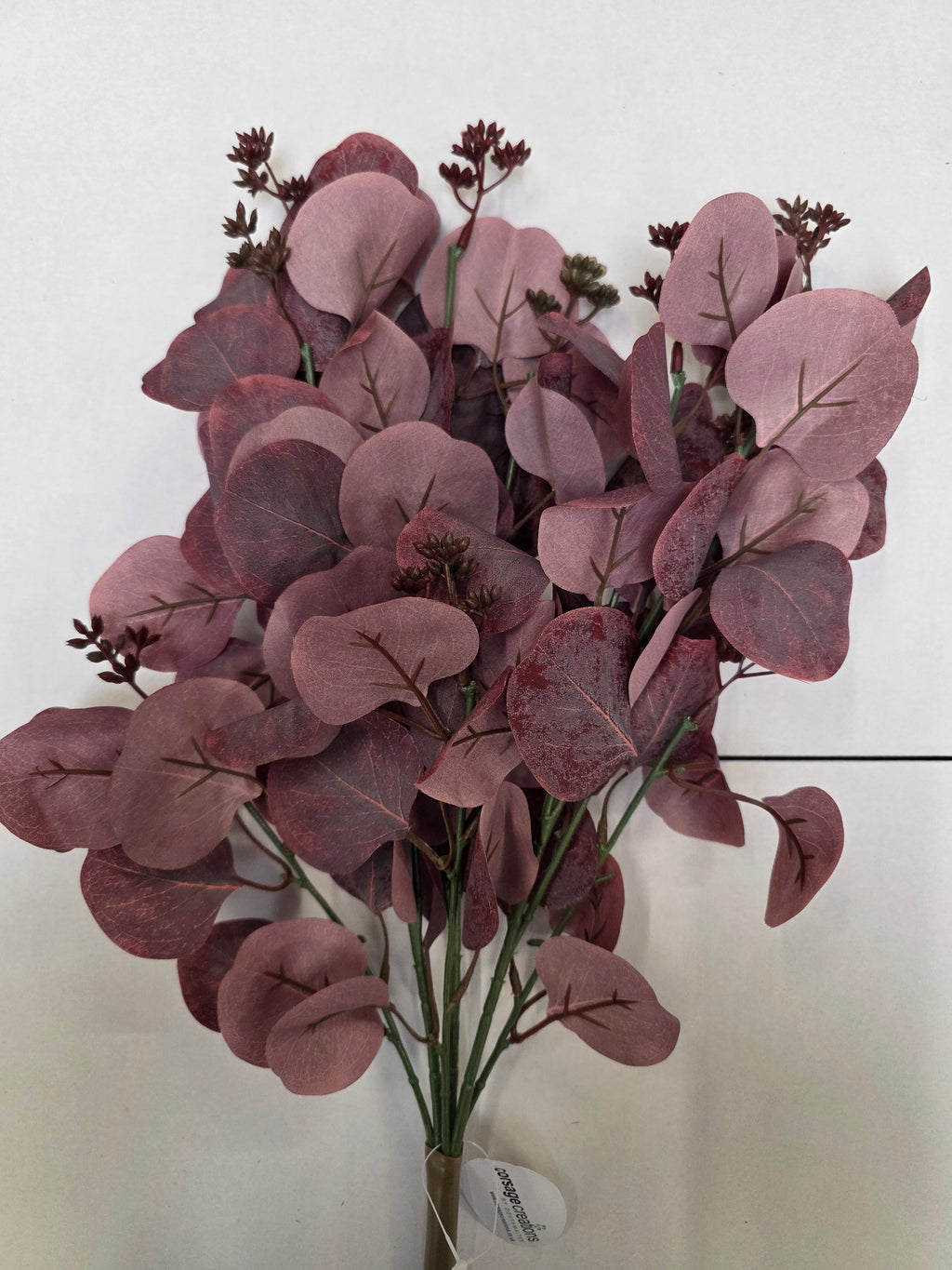 Artificial Populus Eucalyptus Bush Red
