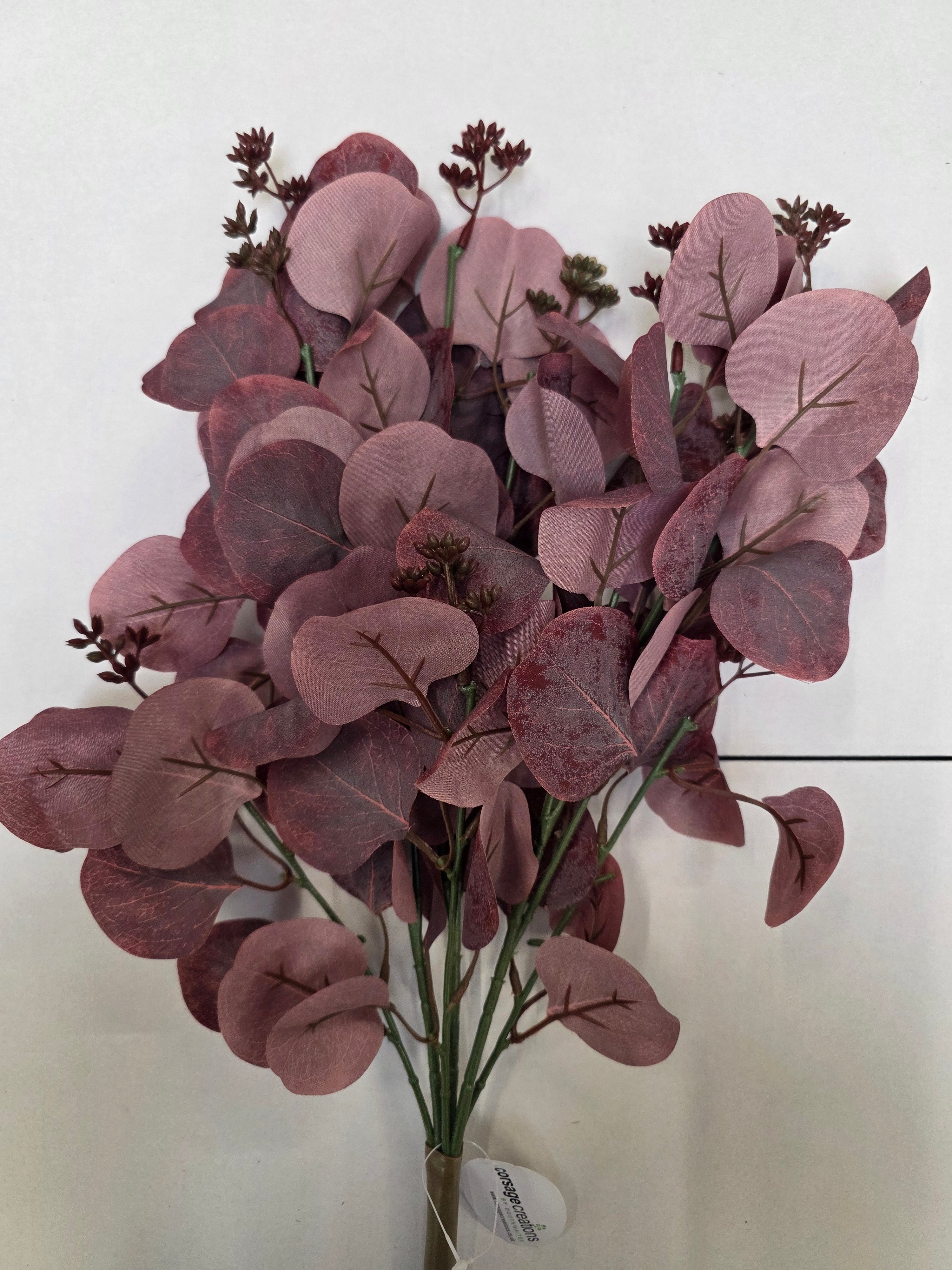 Artificial Populus Eucalyptus Bush Red